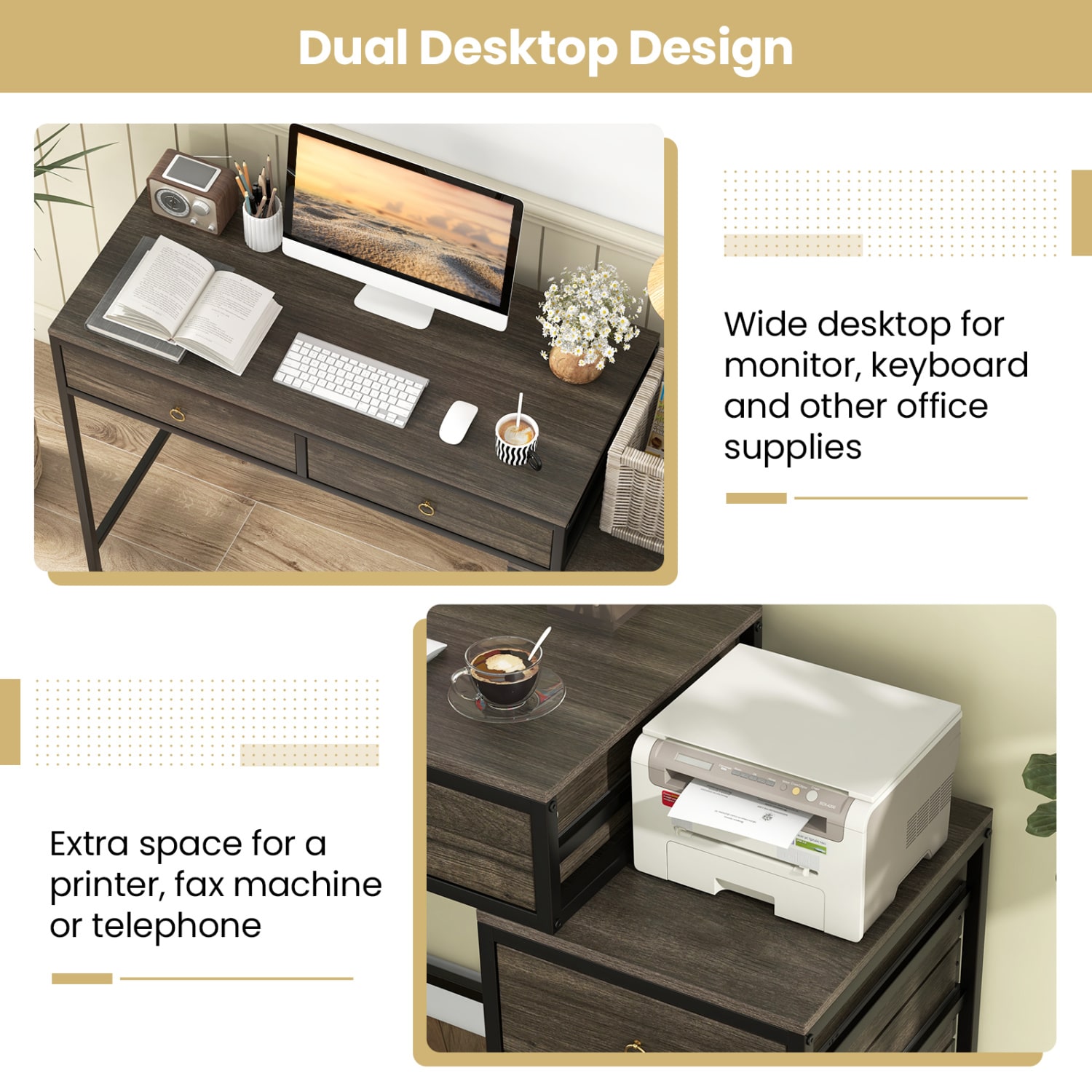 Slickblue D-CO-RG95601BC desks - View #7