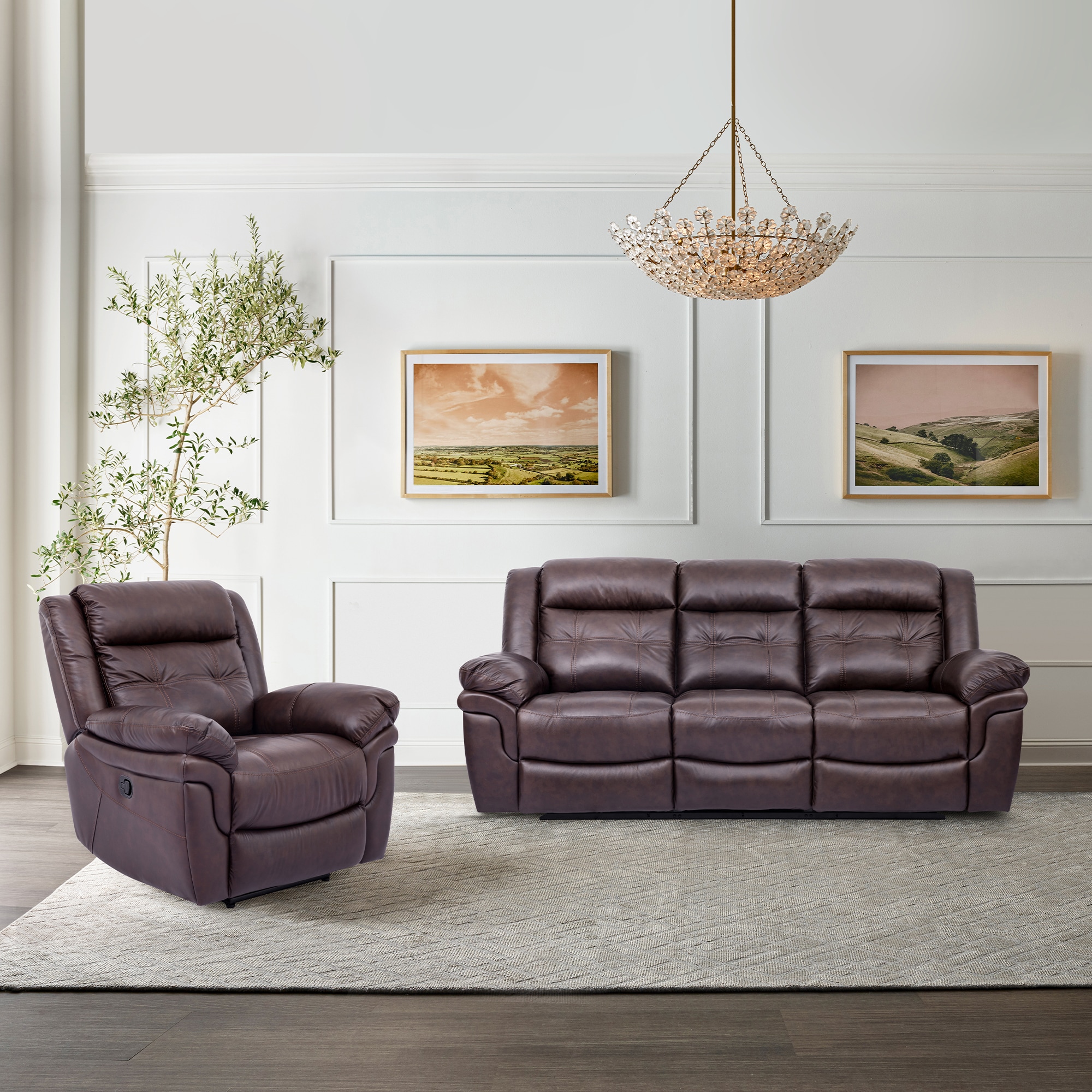 Armen Living LCMC1BR chairs - View #8