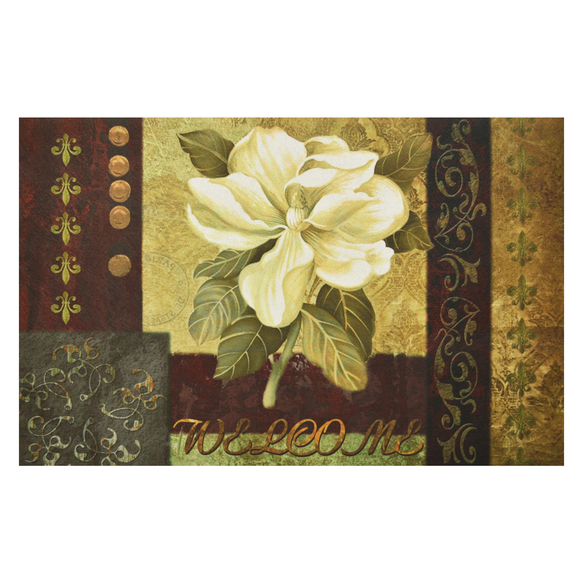 Achim RM1830MG06 2-ft x 3-ft Multi Rubber Rectangular Indoor or Outdoor Welcome Door Mat