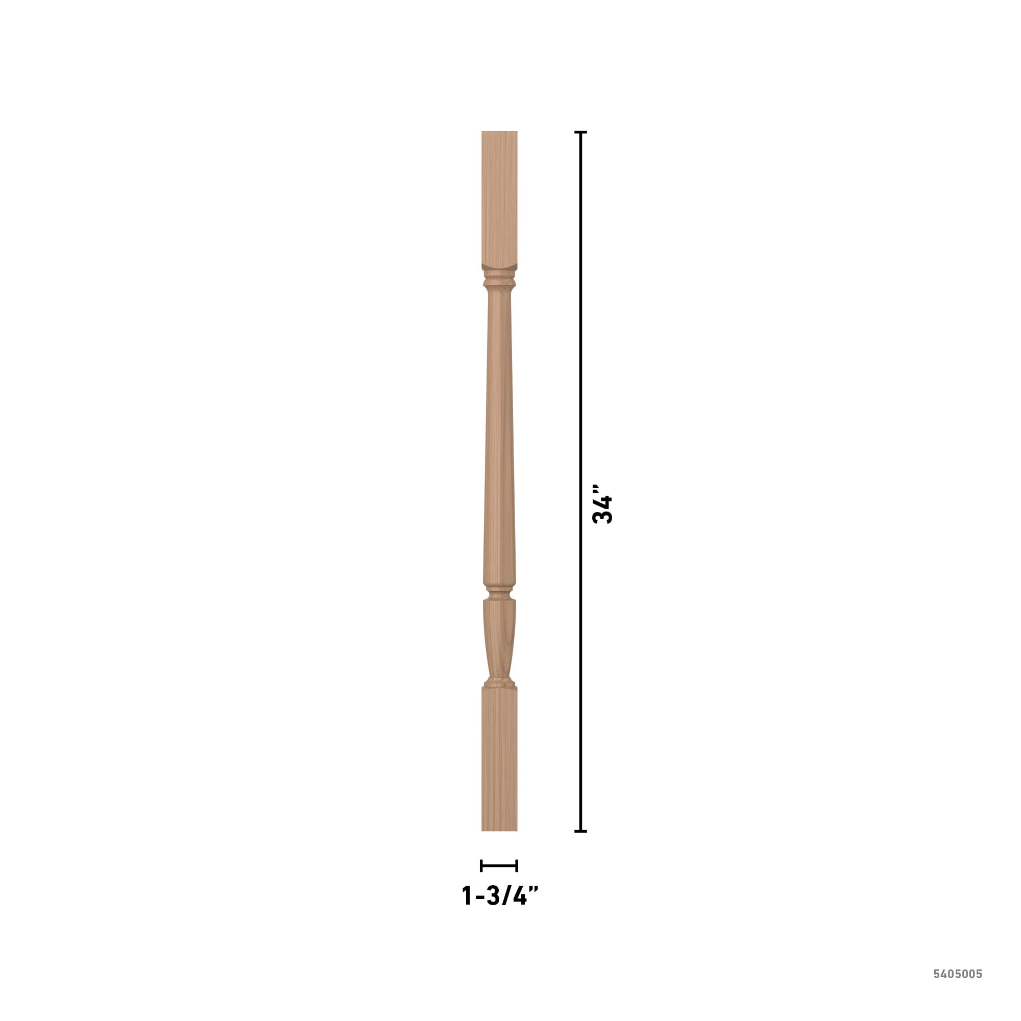 L.J. Smith Stair Systems LJP-2005-P 34 Interior-Stairpart-Balusters - View #4