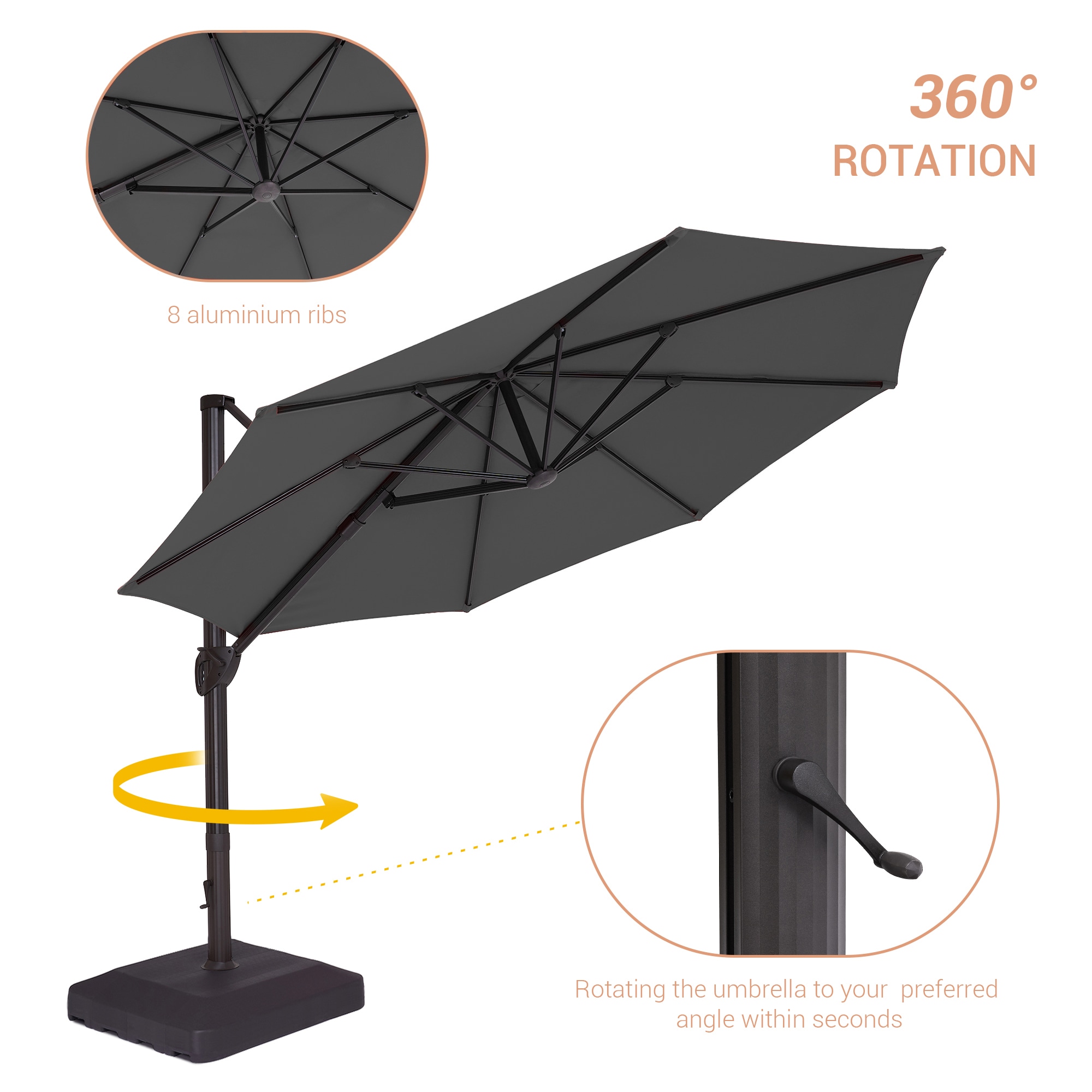 ACEGOSES LW-1159RD-LED-WB Umbrellas-2 - View #6