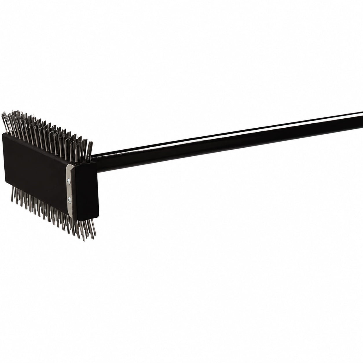 JVFCXXV Stainless Steel Grill Brush with Metal Bristles and Integrated ...