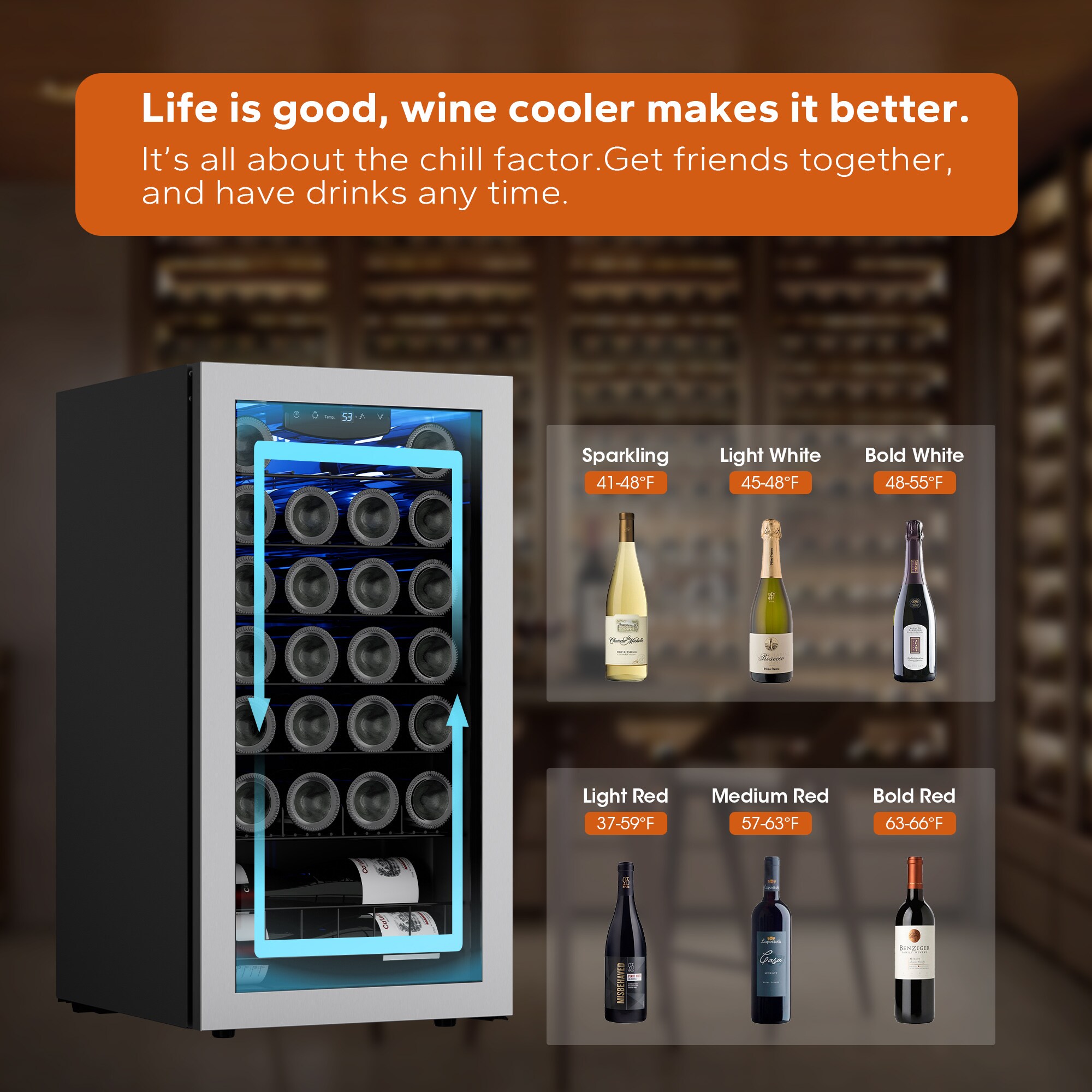 Ca'Lefort CLF-WSJC88-LS Wine-Chillers - View #8