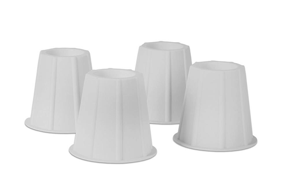 Home it USA 4Piece 4.2in Bed Risers at