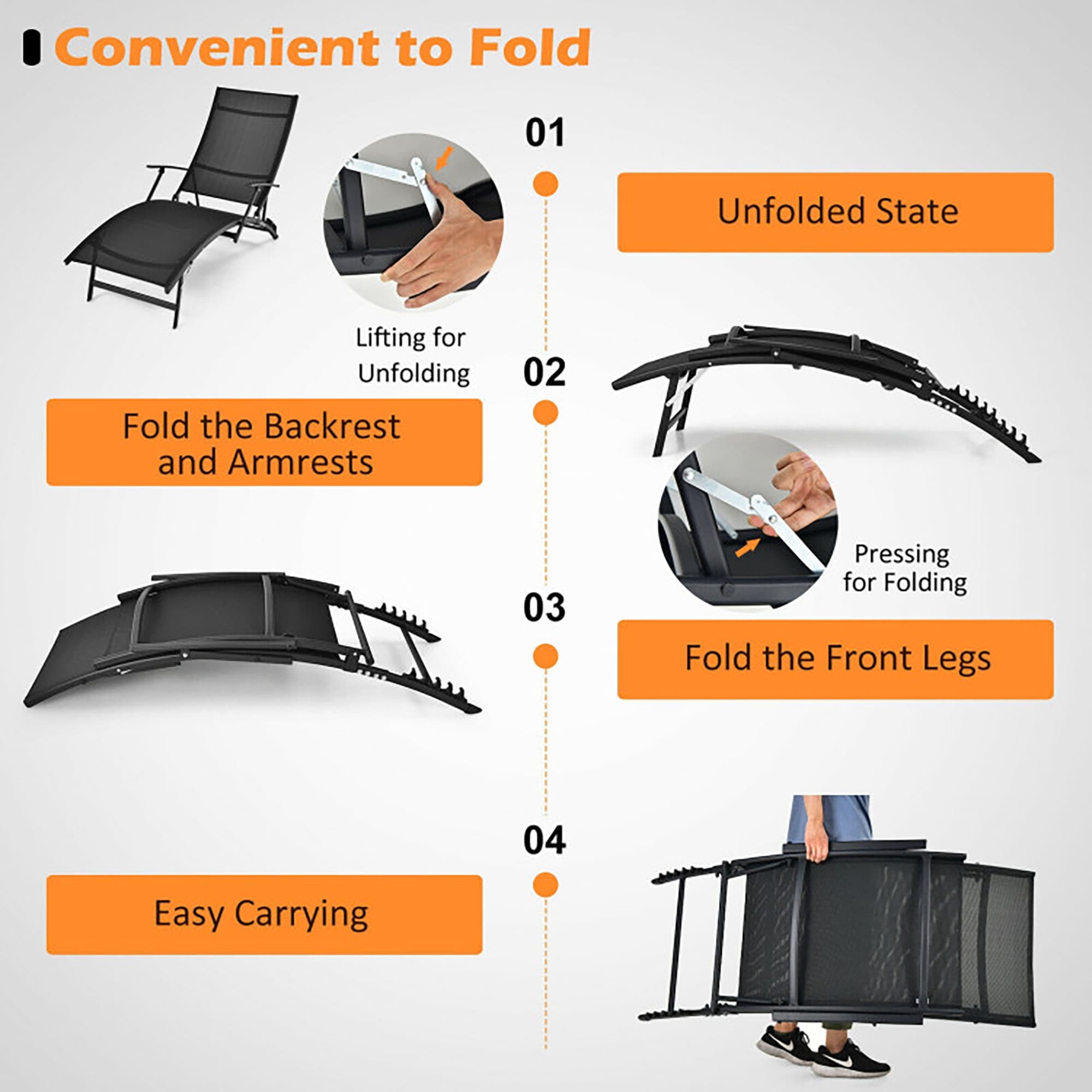 CASAINC CN-F1017-4 Patio-Chairs - View #10