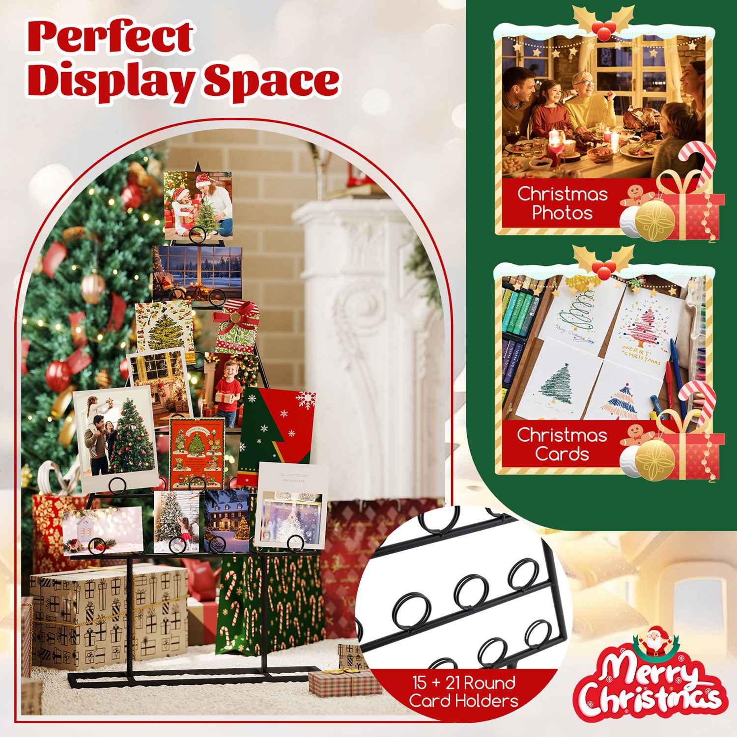 Costway CSHY003034 Table-Christmas-Decorations - View #4