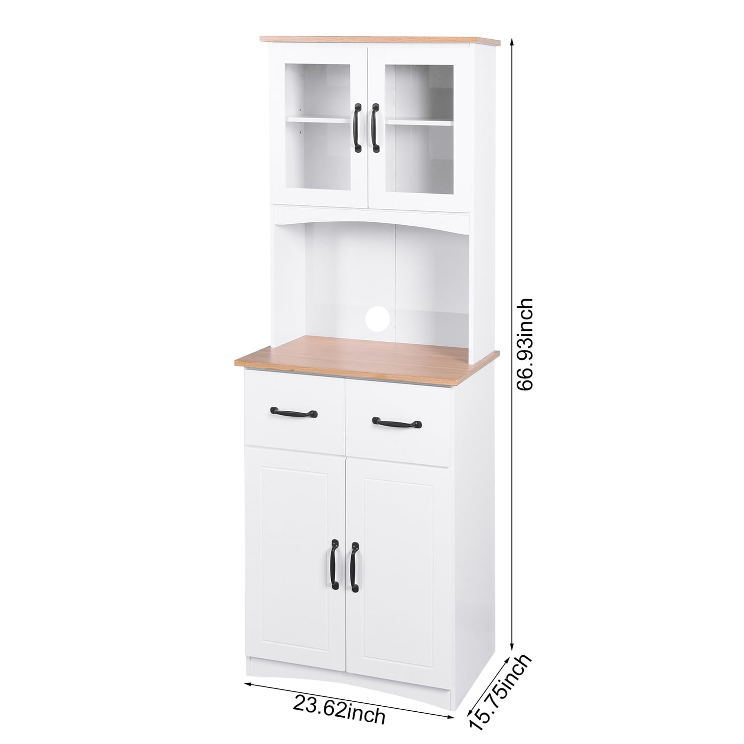 SINOFURN SYB260017BK Dining-Kitchen-Storarge - View #7