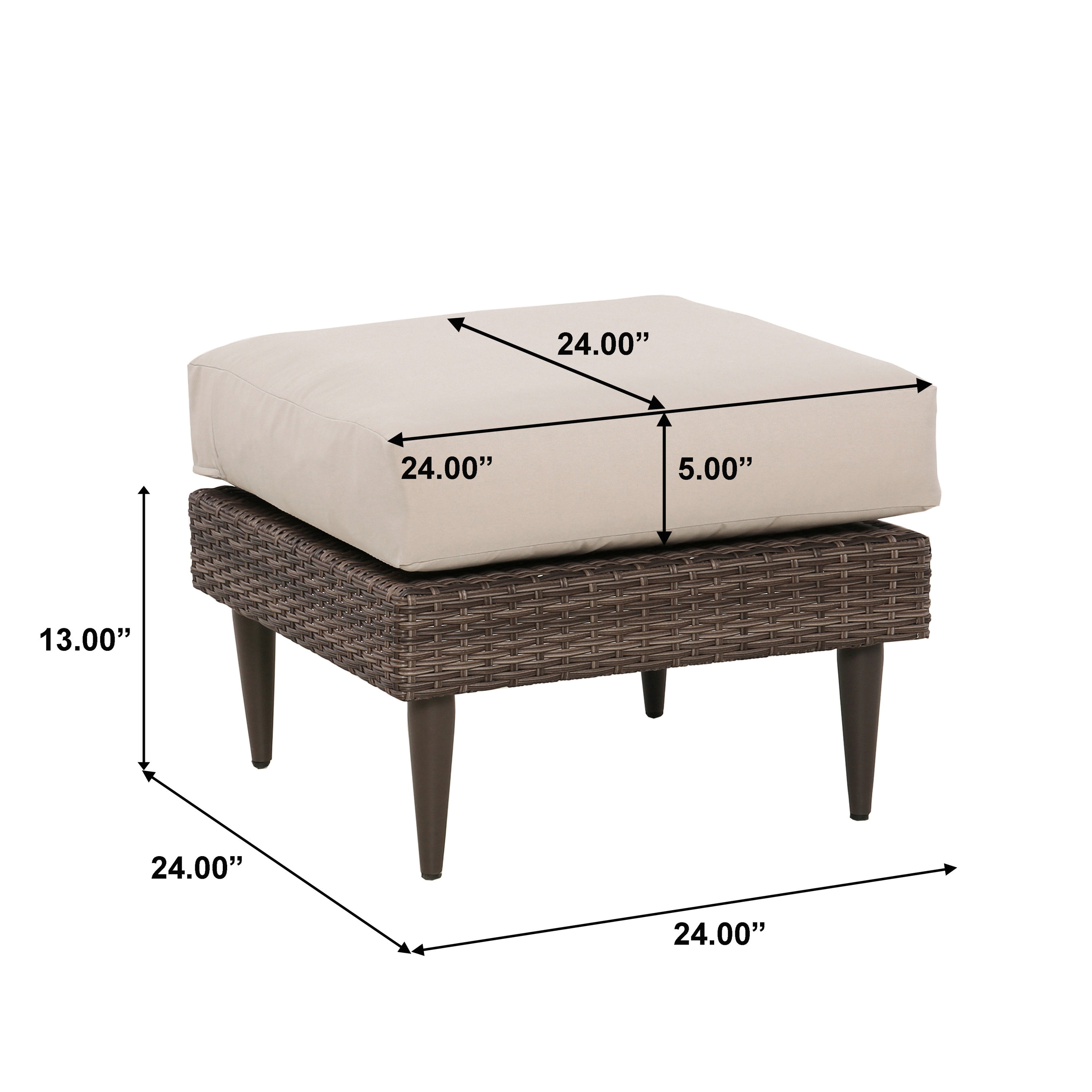 Accentrics Home DS-D472-600-1 Indoor-Ottomans - View #9