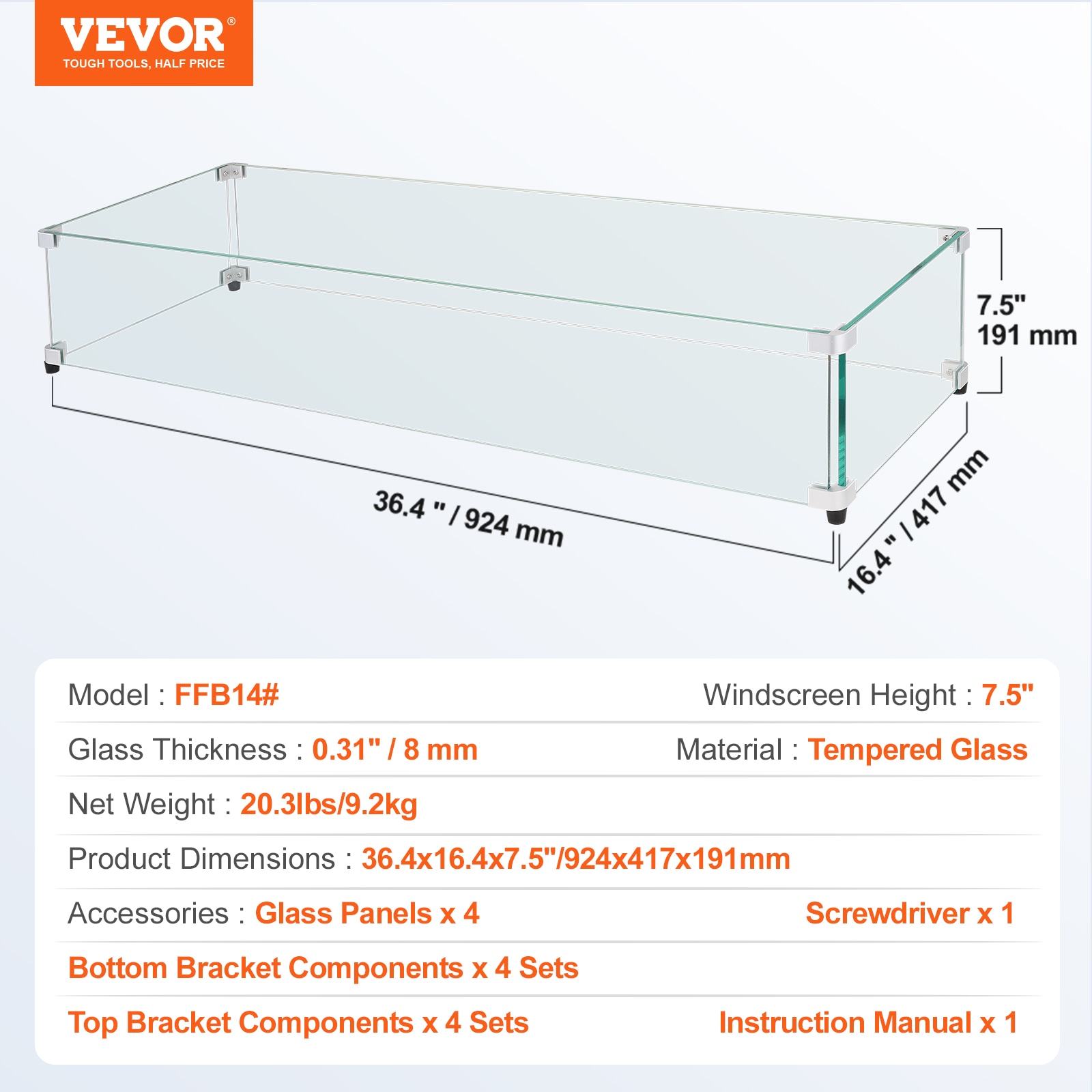 VEVOR HKFFZGHBLZFX8O552V0 Gas-Fire-Pit-Accessories - View #8