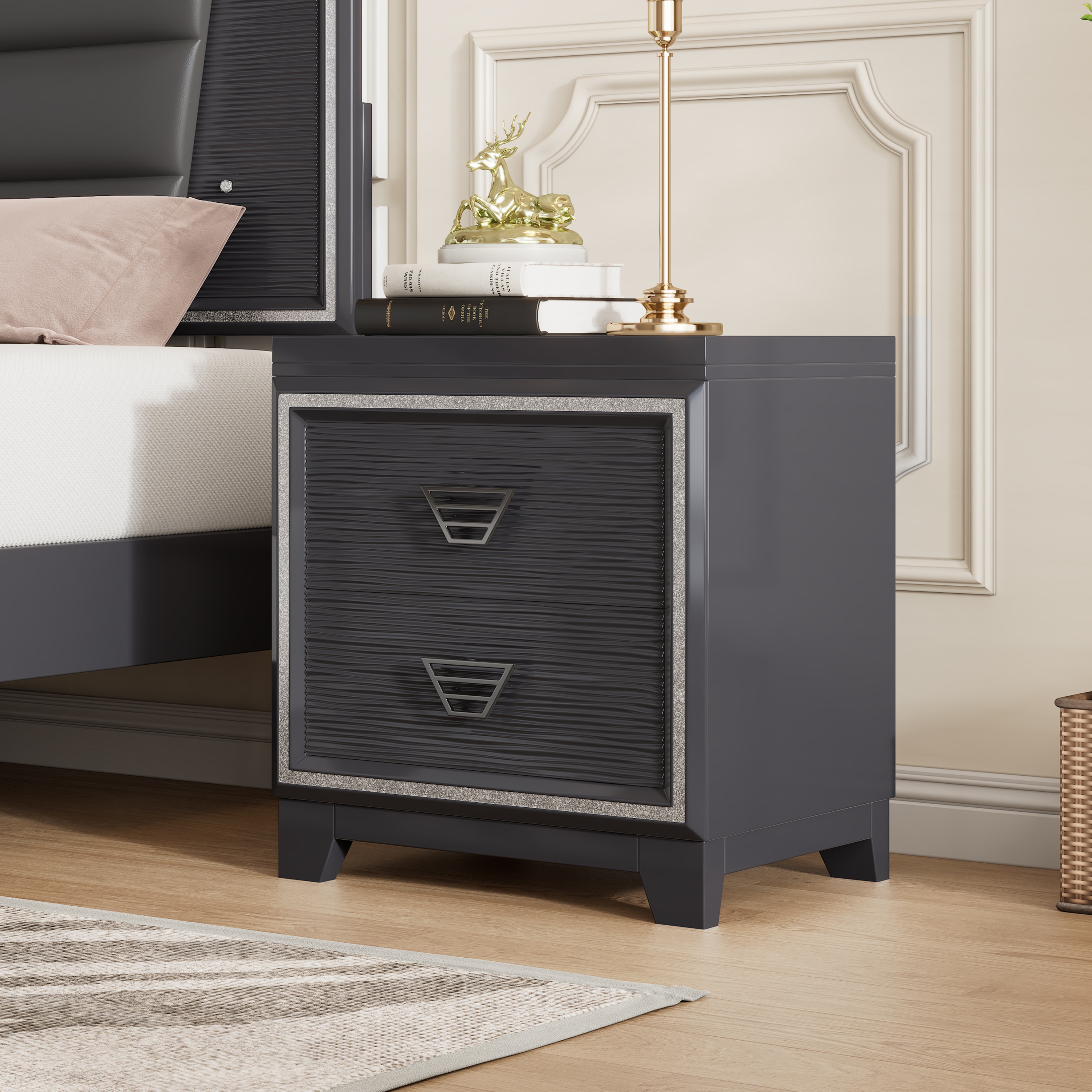ModernLuxe L-WF531200AAB nightstands - View #2
