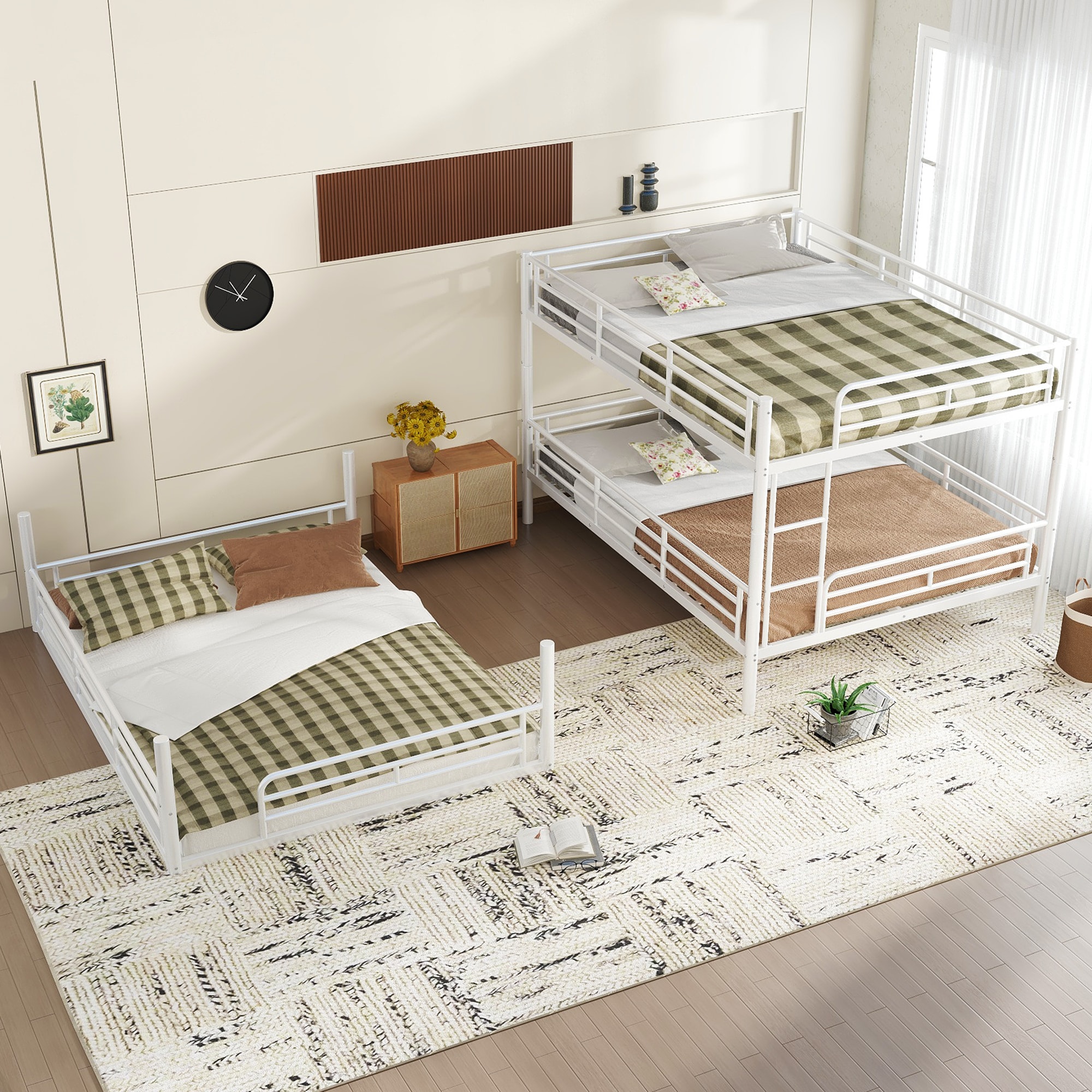 SINOFURN SYE140021BK Bunk-Beds - View #4