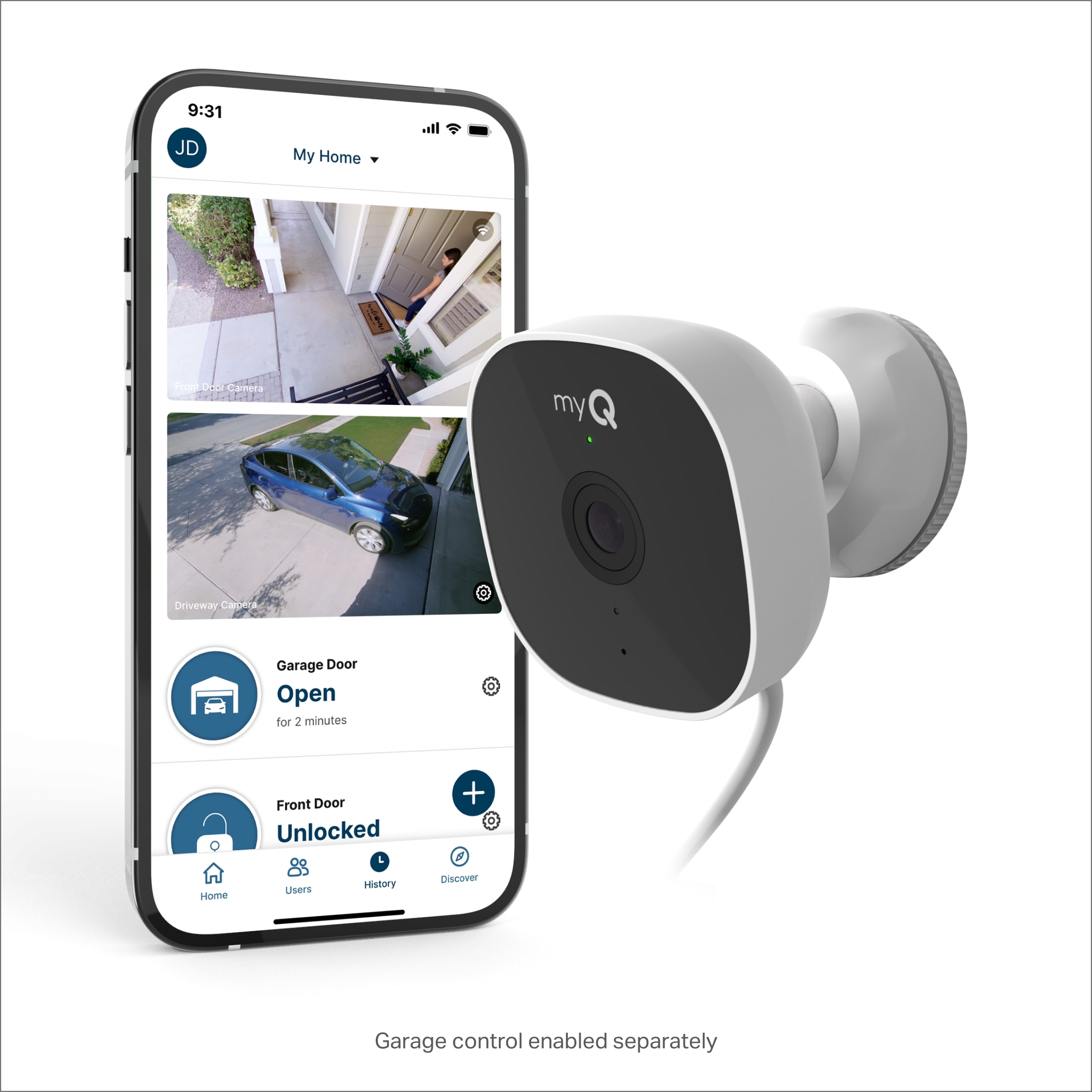 Chamberlain MYQ-C43AXXW Security-Cameras - View #2