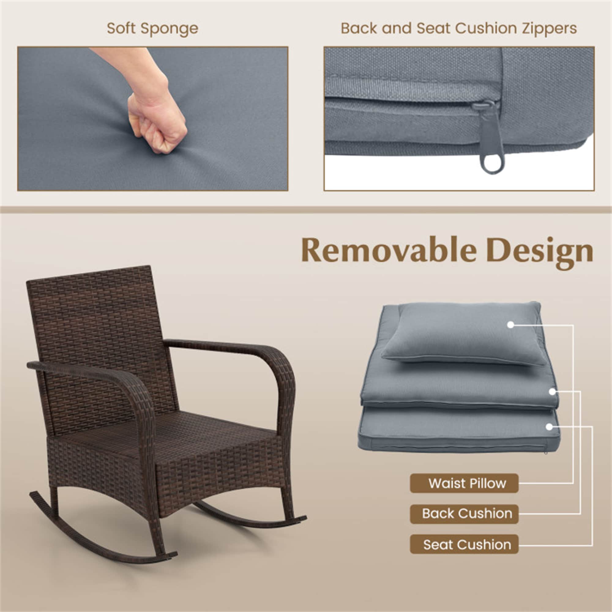 BABOOM BOM-71689GR-CO Patio-Conversation-Sets - View #5