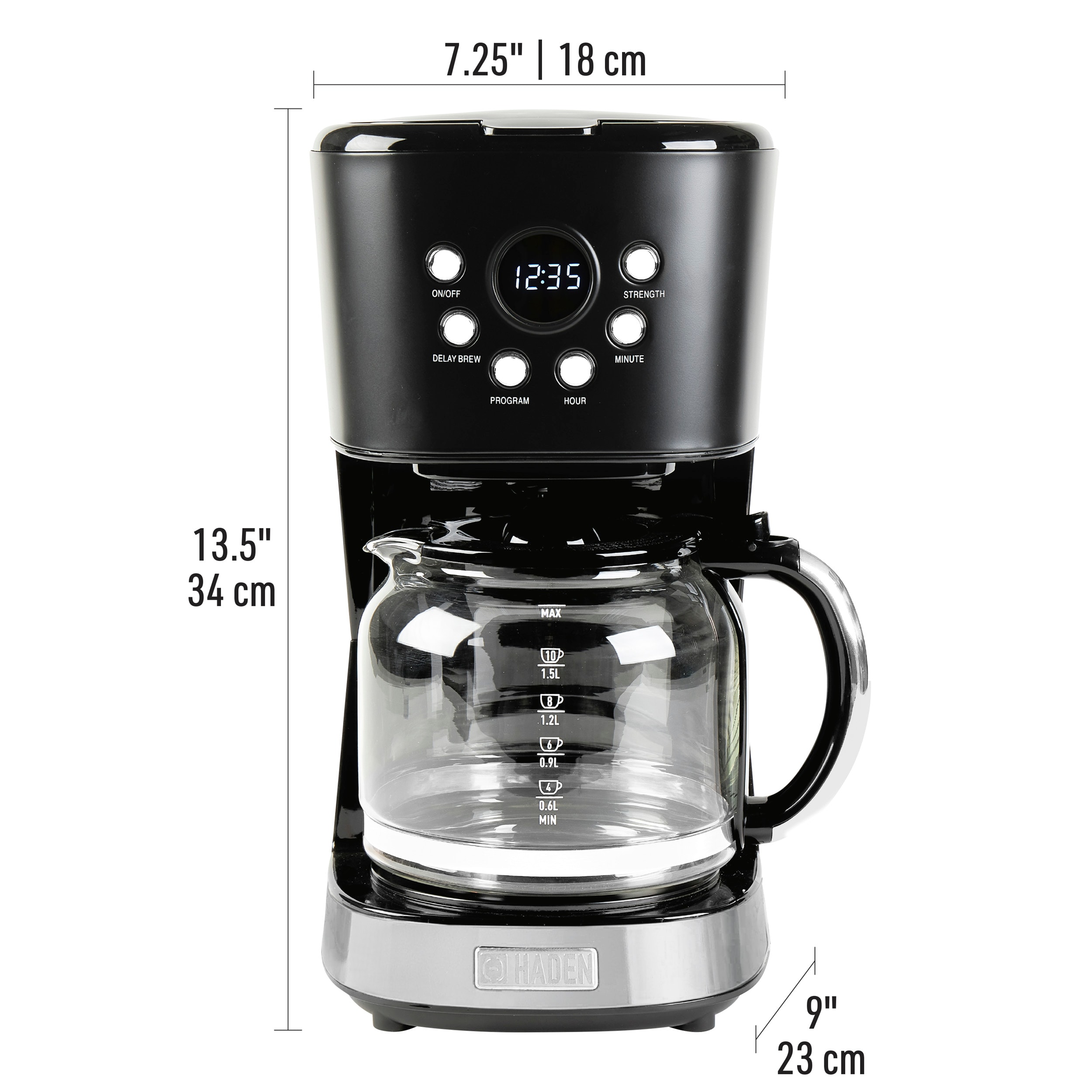 KitchenAid 12 Cup Glass Carafe Onyx Black Coffee Maker for sale