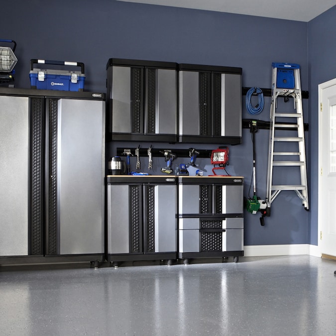 Steel Wall Mounted Garage Cabinet, Kobalt Garage Shelving