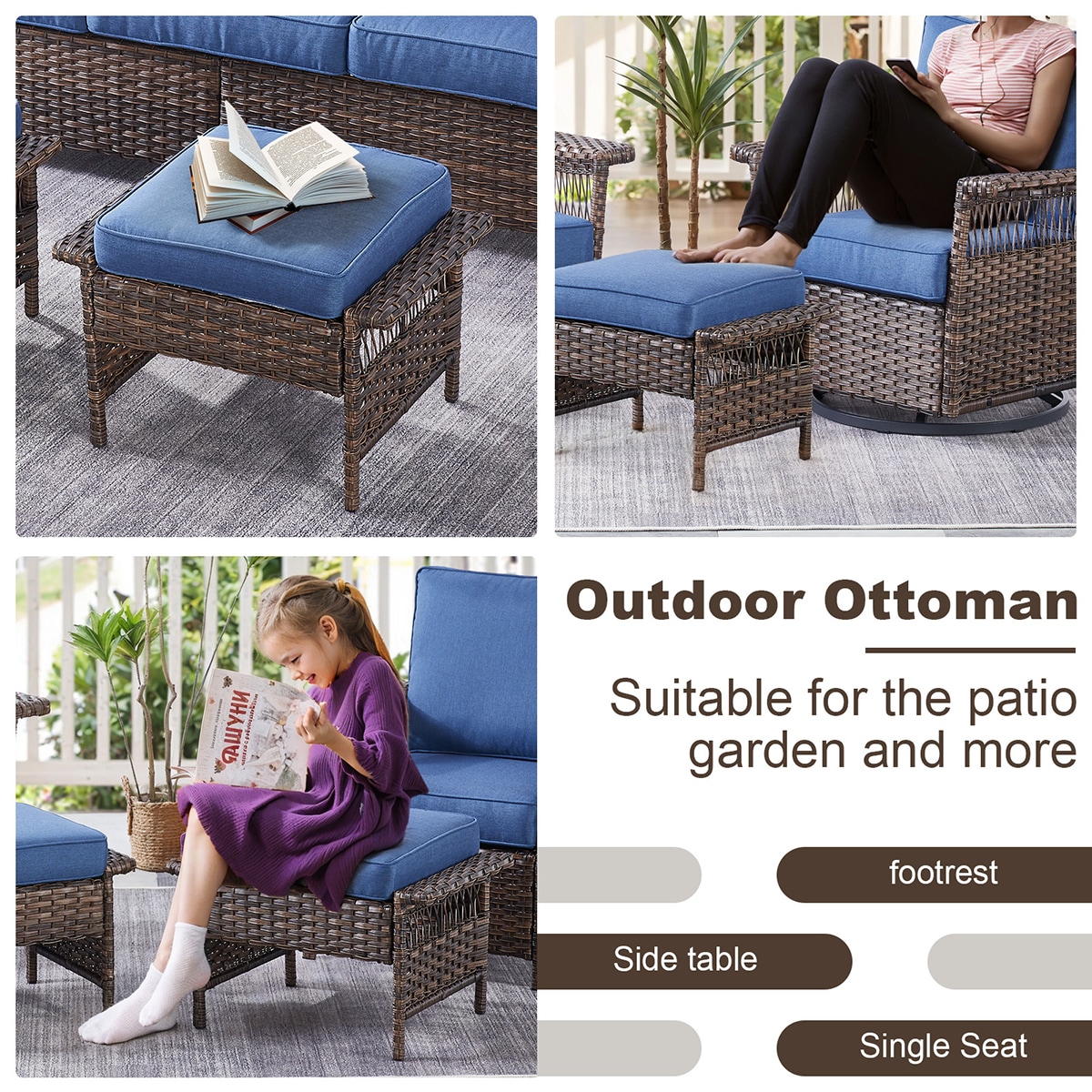 Rilyson FSSLBR40-1 Stools-Ottomans - View #4
