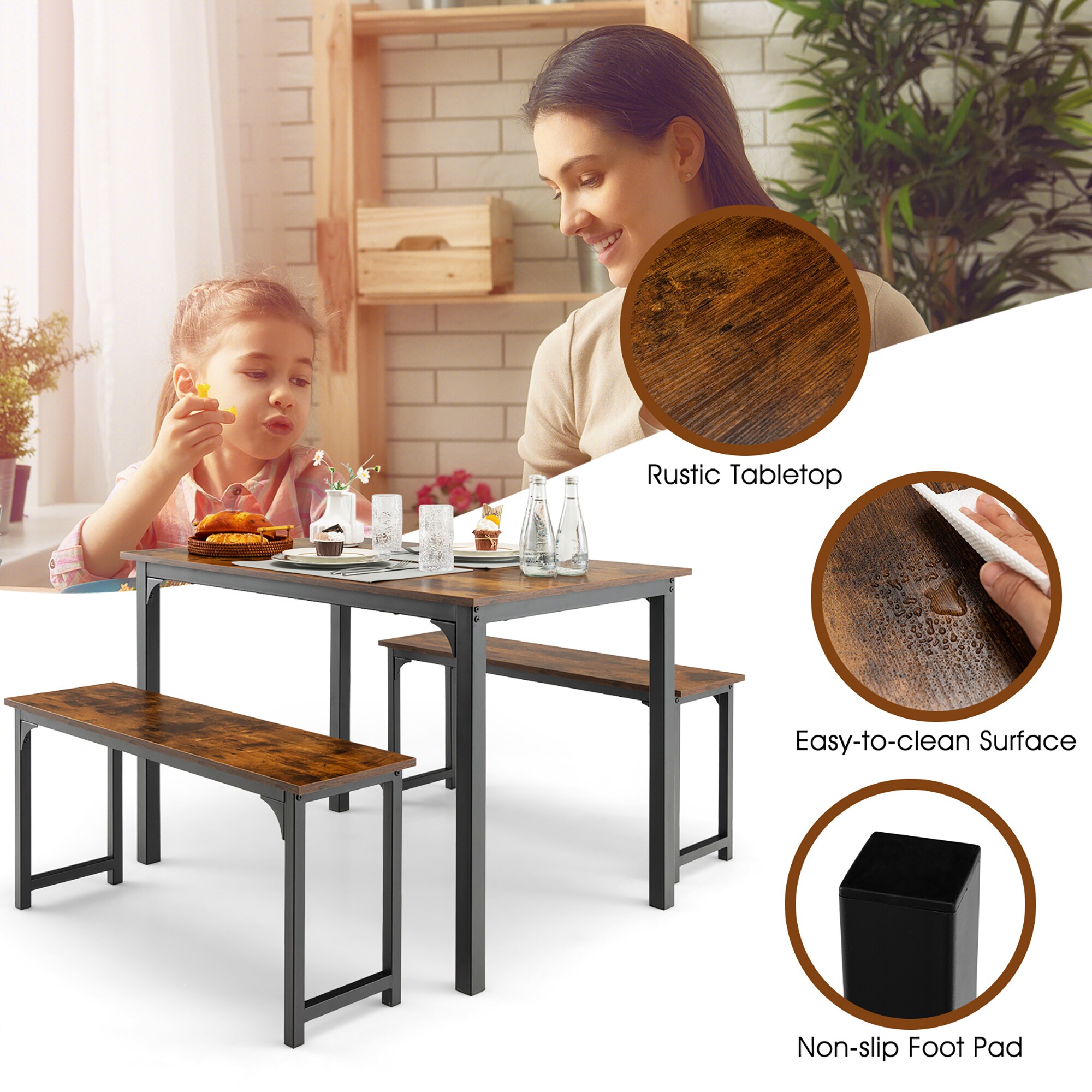 Costway HSCK00037 Dining-Sets - View #4