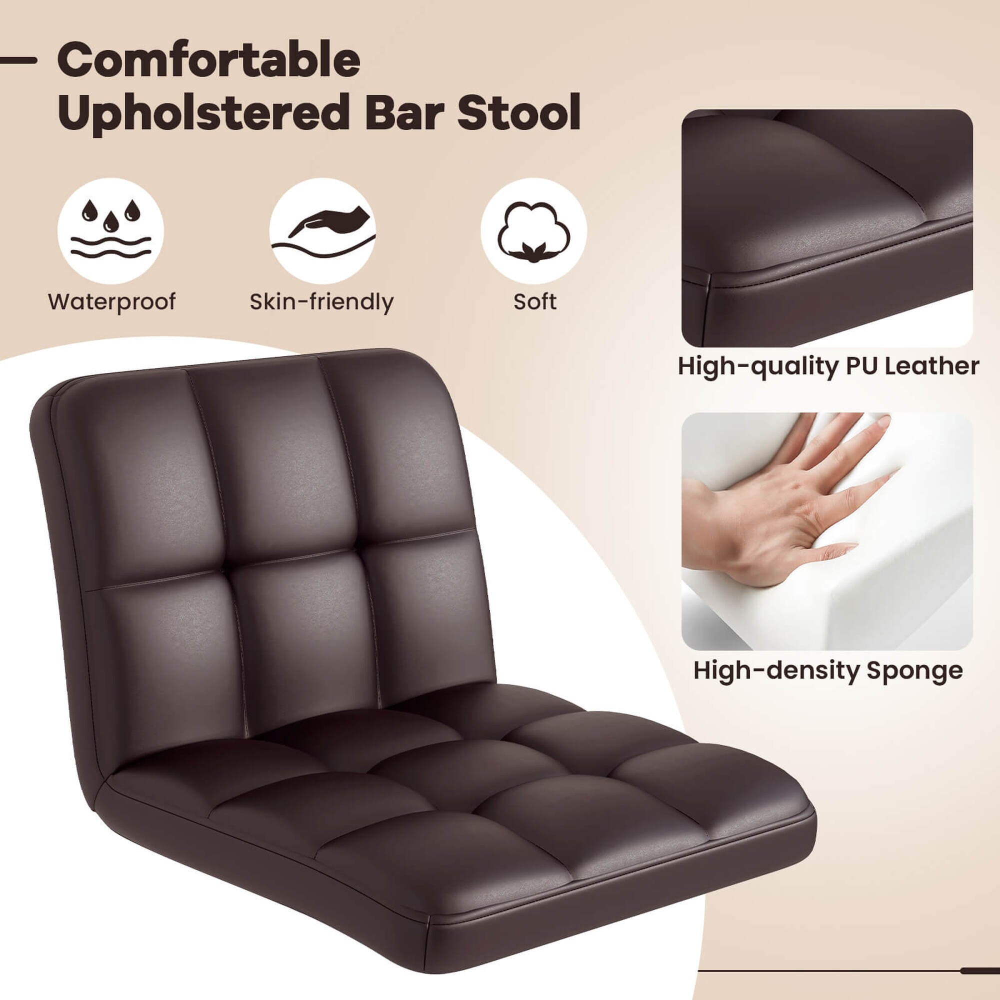 Costway HCST04292 stools - View #3