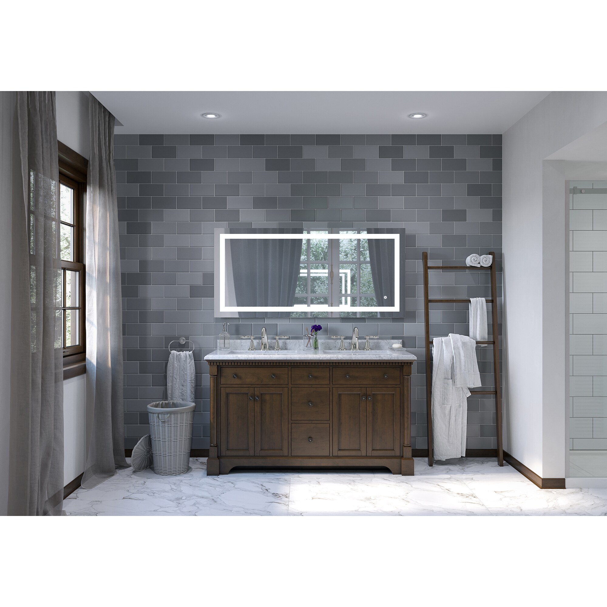 OVE Decors 15VMR-ATLA60-000 Framed-Bath-Mirrors - View #9