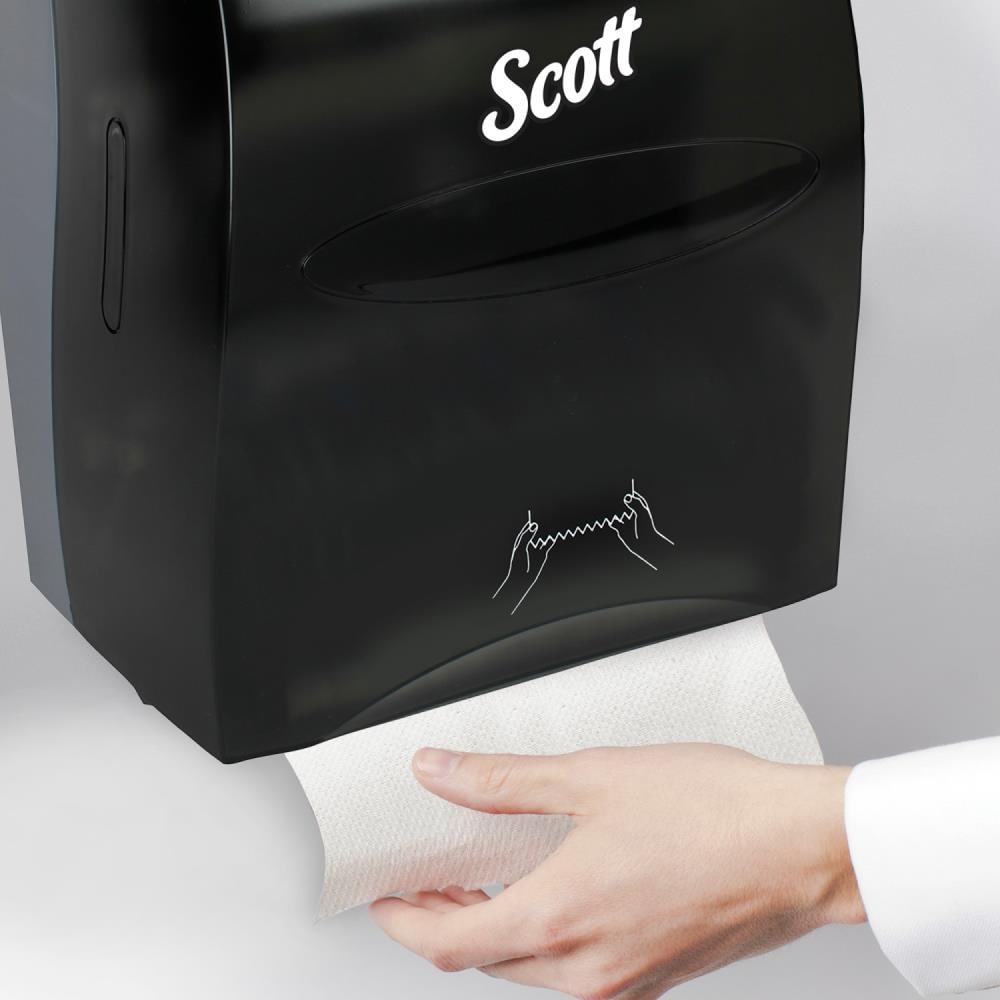 Vintage Commercial Scott Paper Towel Dispenser Industrial White Metal Wall  Mount #Scott