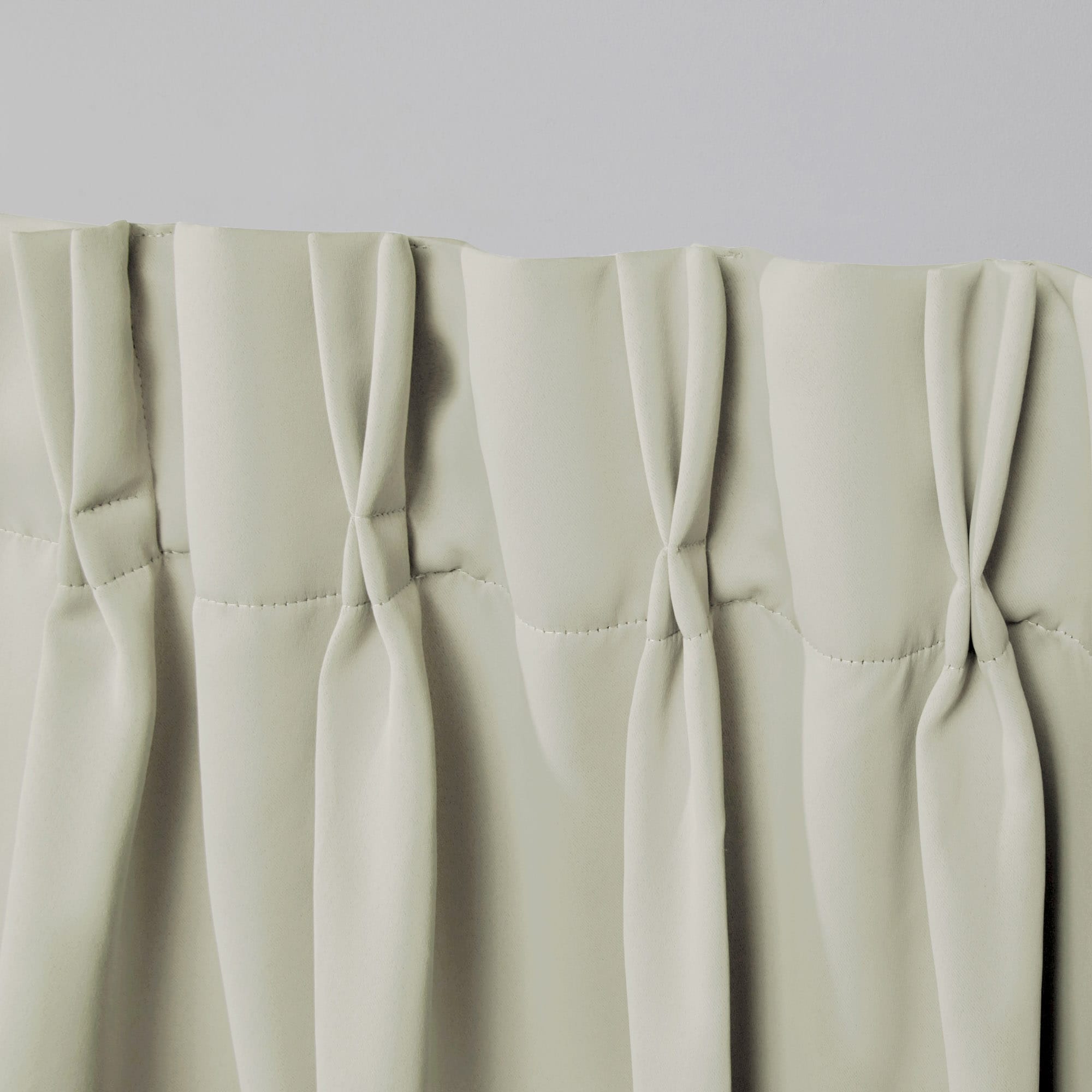 Linen Sateen Twill Blackout Pinch Pleat Curtain Panels