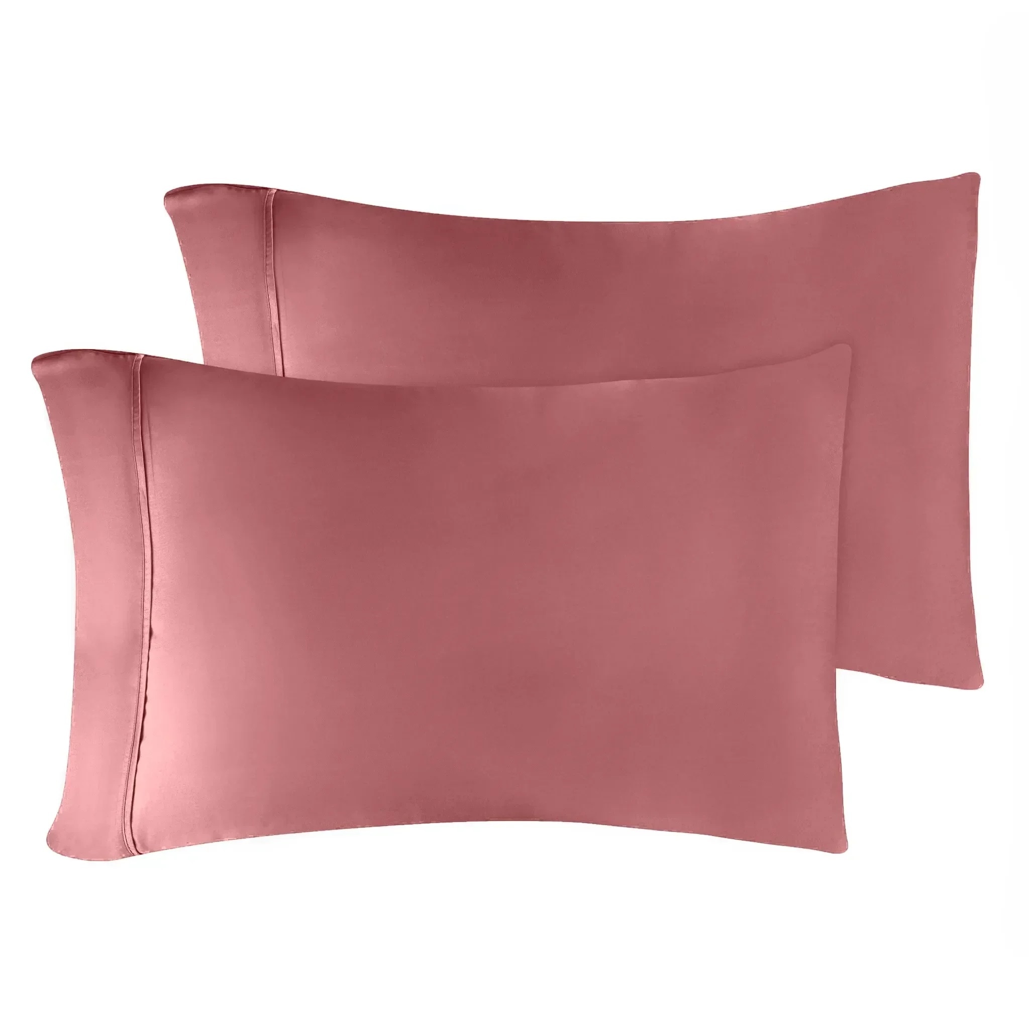 Slickblue - 2 Pack Egyptian Cotton 400 Thread Count Sateen Pillow Case for Bedroom Guest Room Bed...