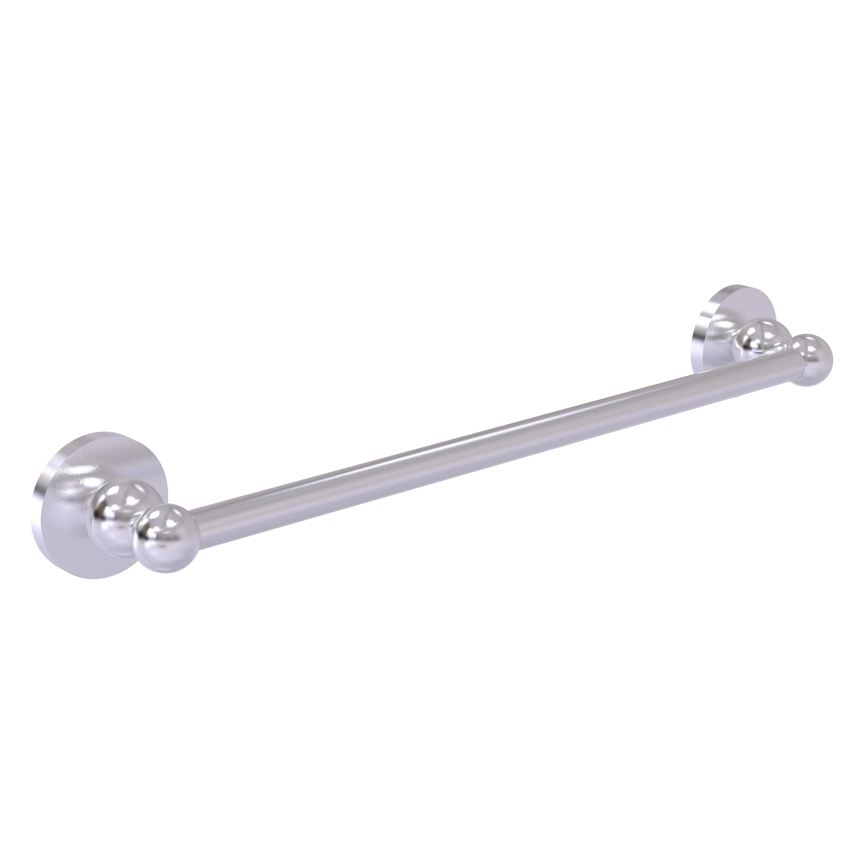 Allied Brass BL-41/30-SCH Bolero 30-in Satin Chrome Wall mount Single Towel Bar