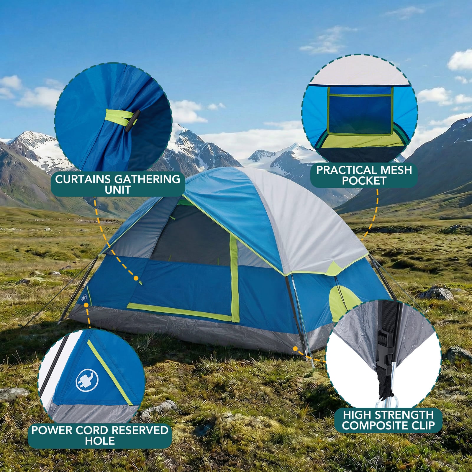 Sweetcrispy L-OC-ZPV13YD-4NBU tents - View #4