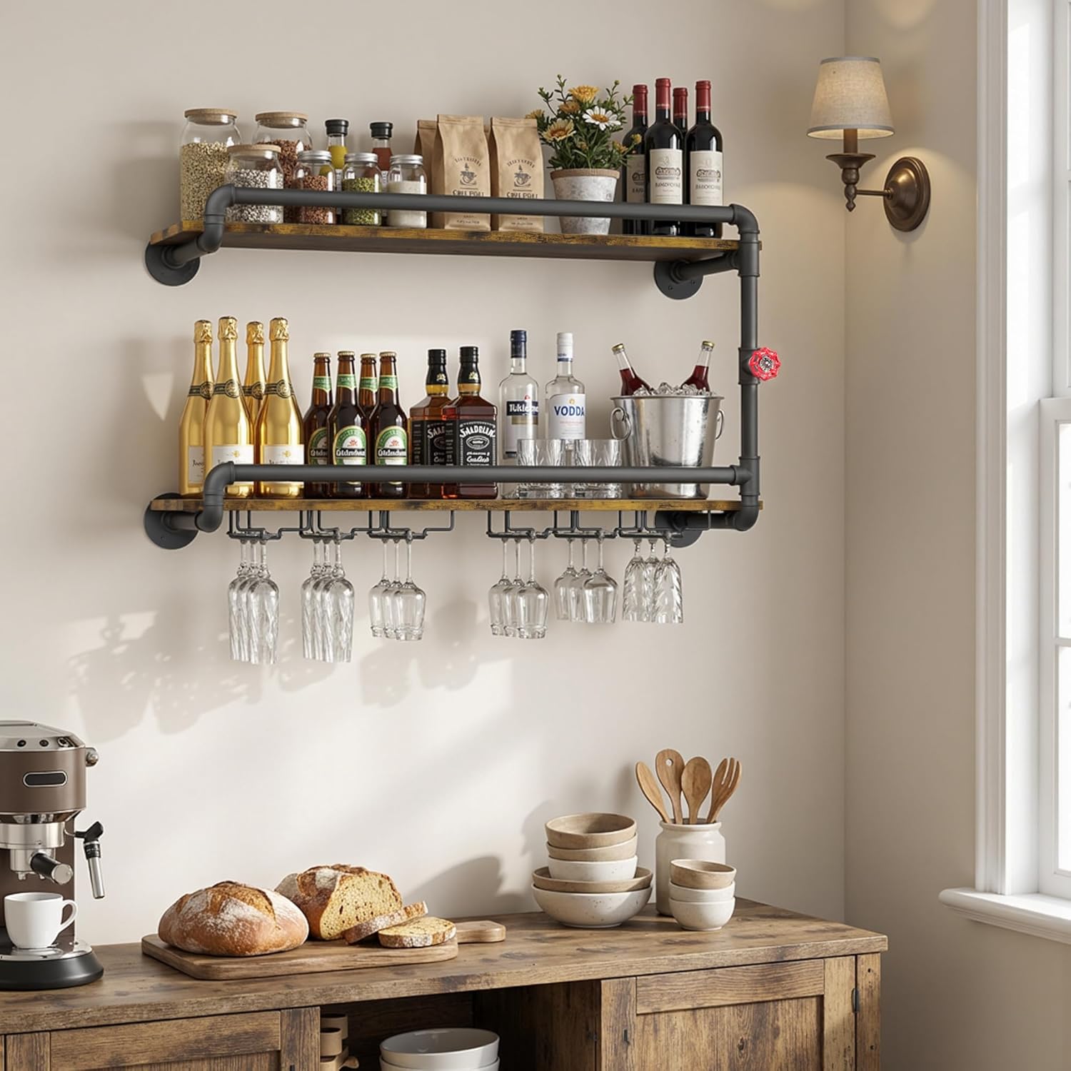 KIWDZFU LKI0803B080-1 Wall-Mounted-Shelving - View #3
