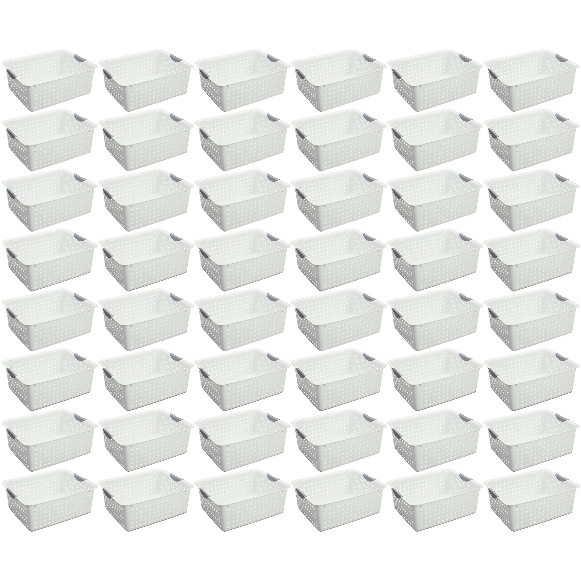 Sterilite Corporation 24-Pack 16-in W x 22-in H x 12-in D White Plastic  Stackable Tub in the Storage Bins & Baskets department at