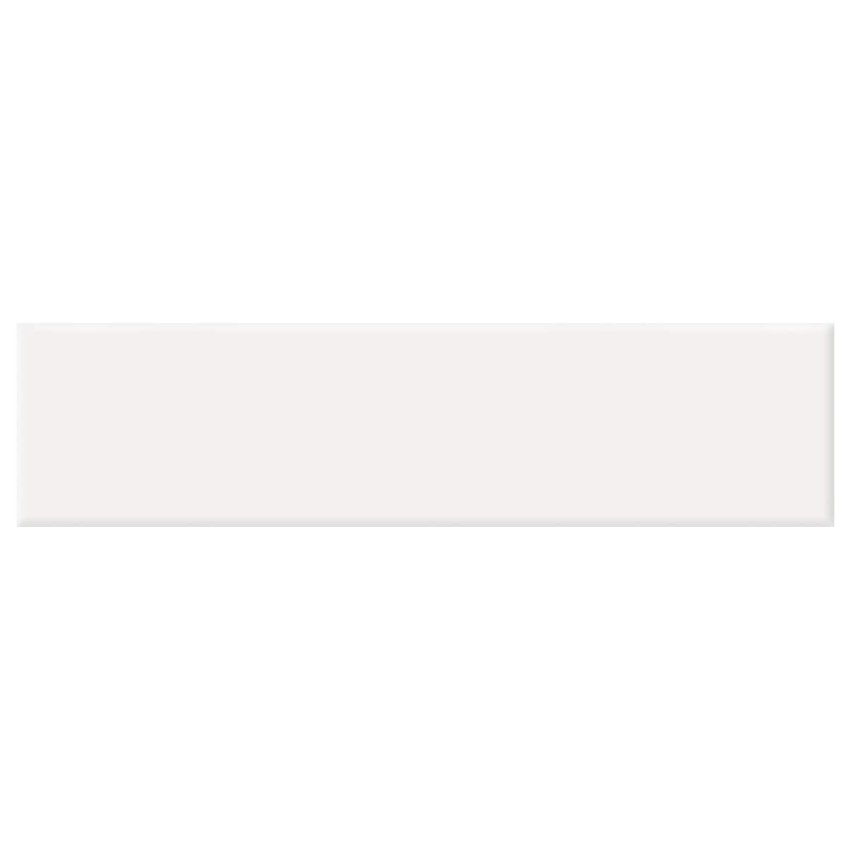 American Olean 002528MOD1P2 Color Ways Ice White 2-in x 8-in Glazed Ceramic Subway Wall Tile (10.4-sq. ft/ Carton)