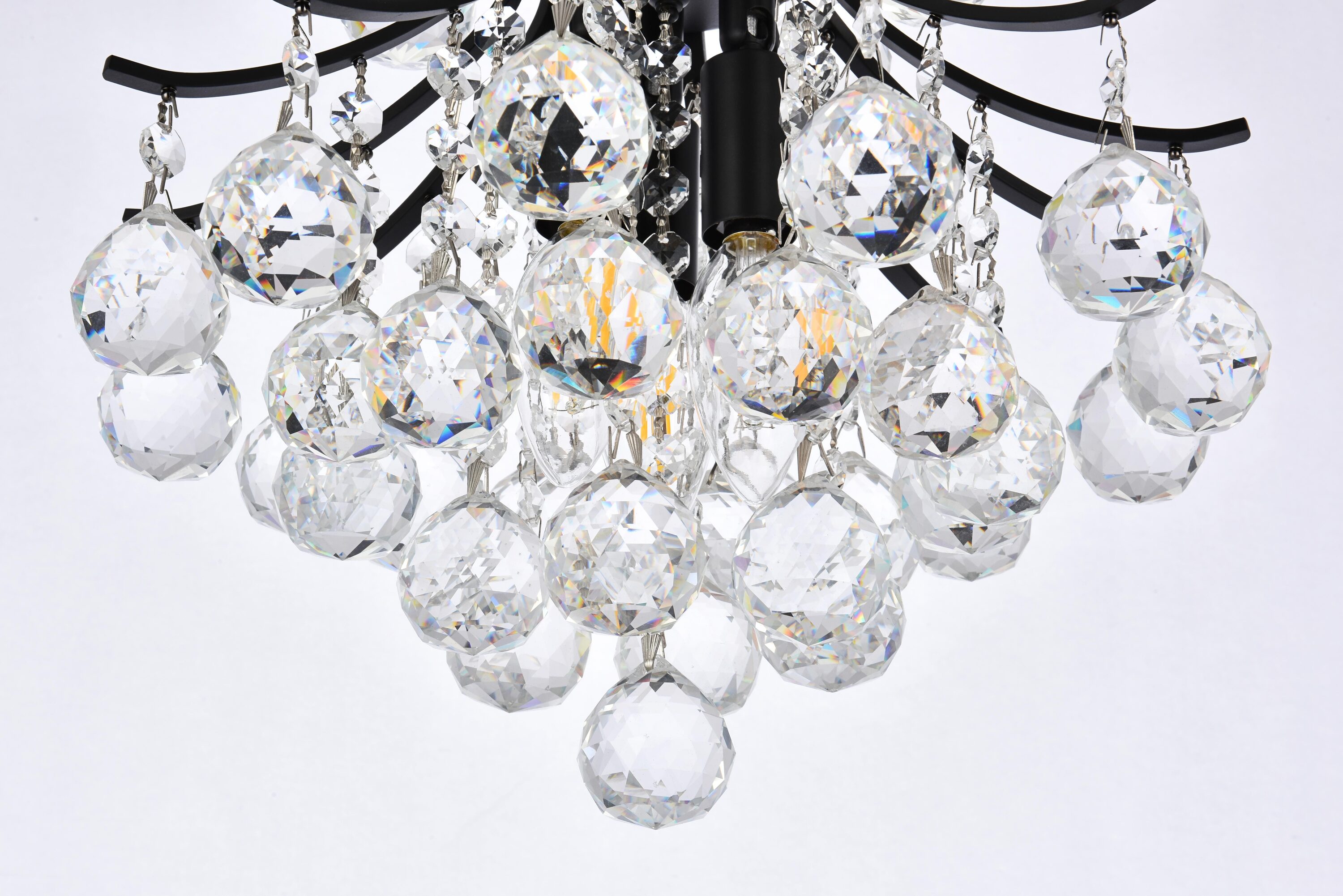Elegant Decor HFV24000D12BKRC Pendant-Lights - View #4