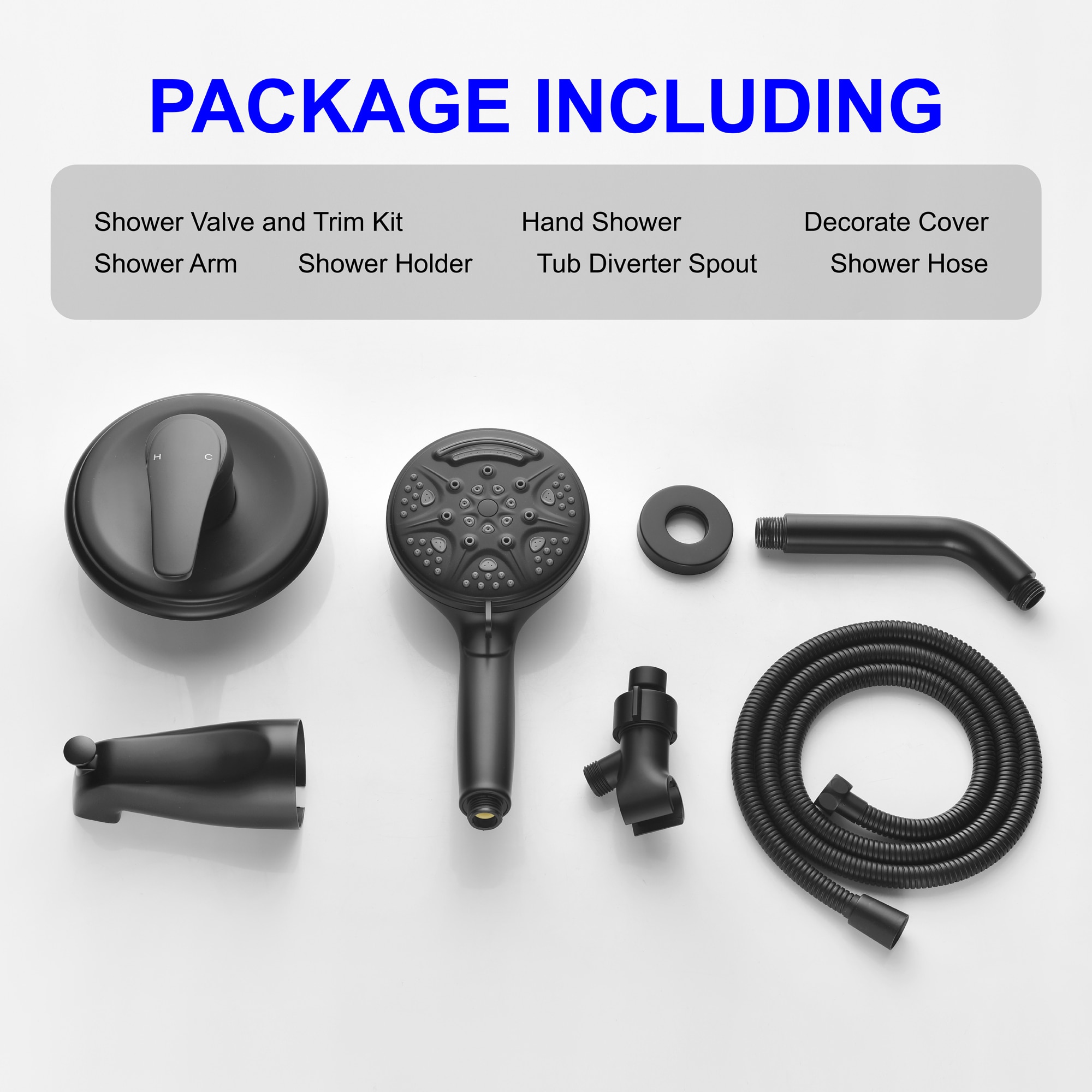 WELLFOR WA4003MB02 Tub-Shower-Faucets - View #11