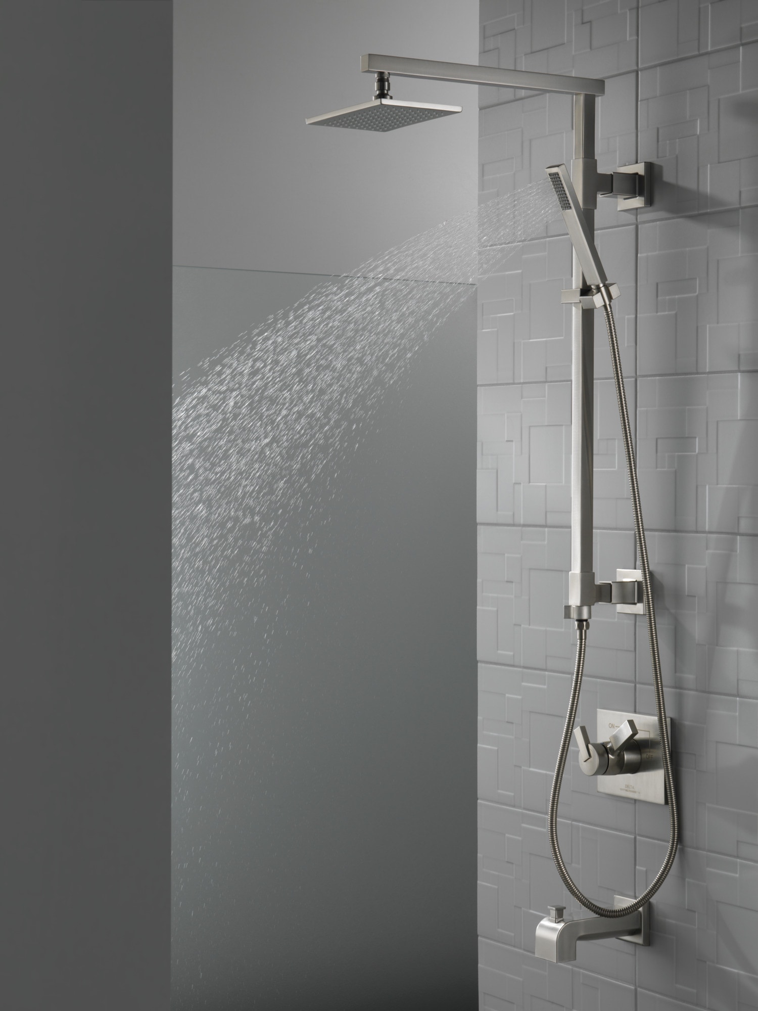 Delta T17053-SS Bath-Shower-Facc - View #4
