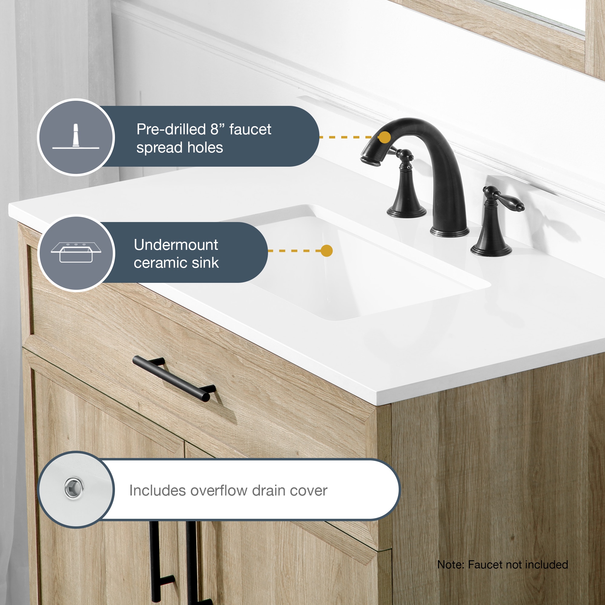 Style Selections DOLTON-36NO Bath-Vanity-Combo - View #7