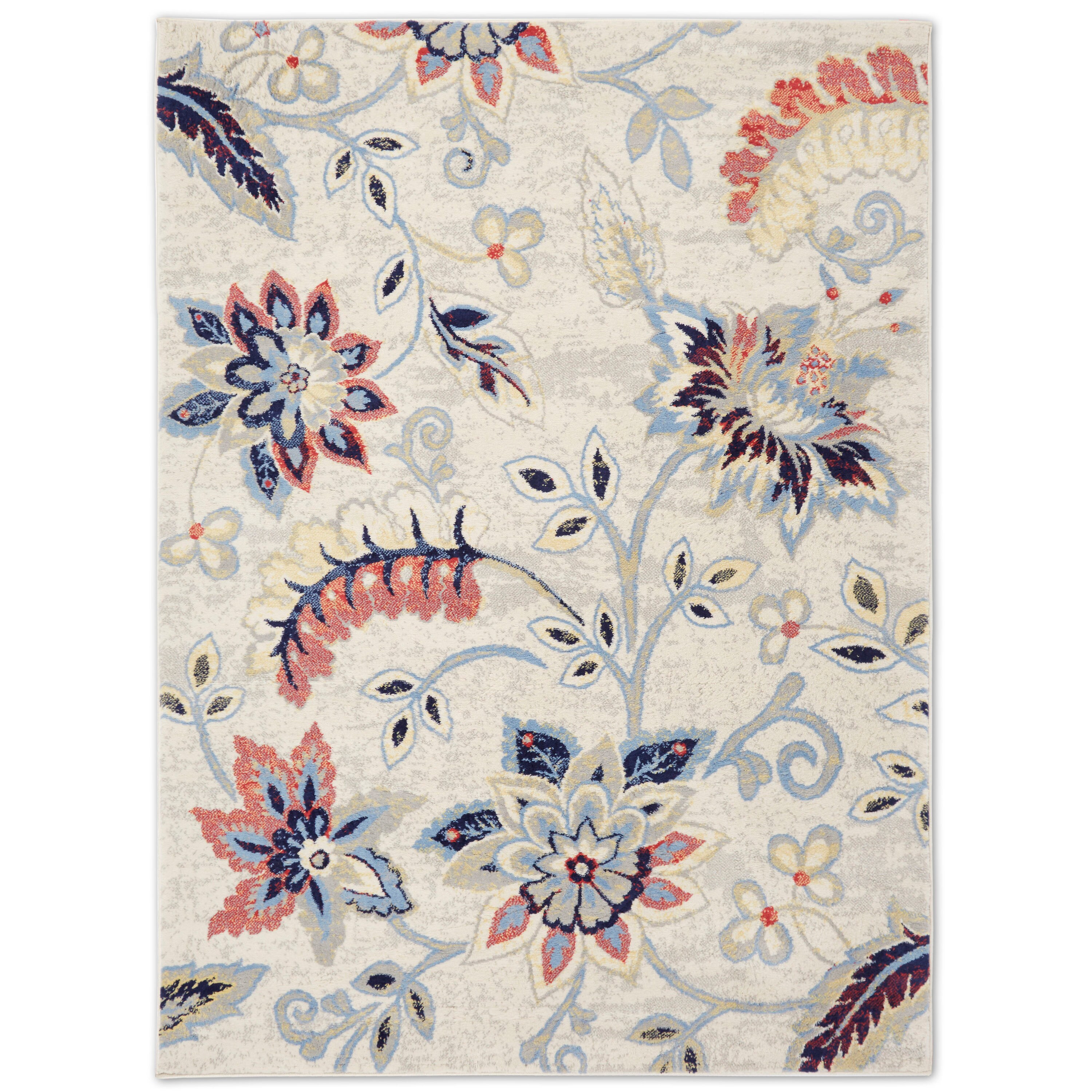 Home Dynamix Tremont Teaneck Contemporary Floral Area Rug - On