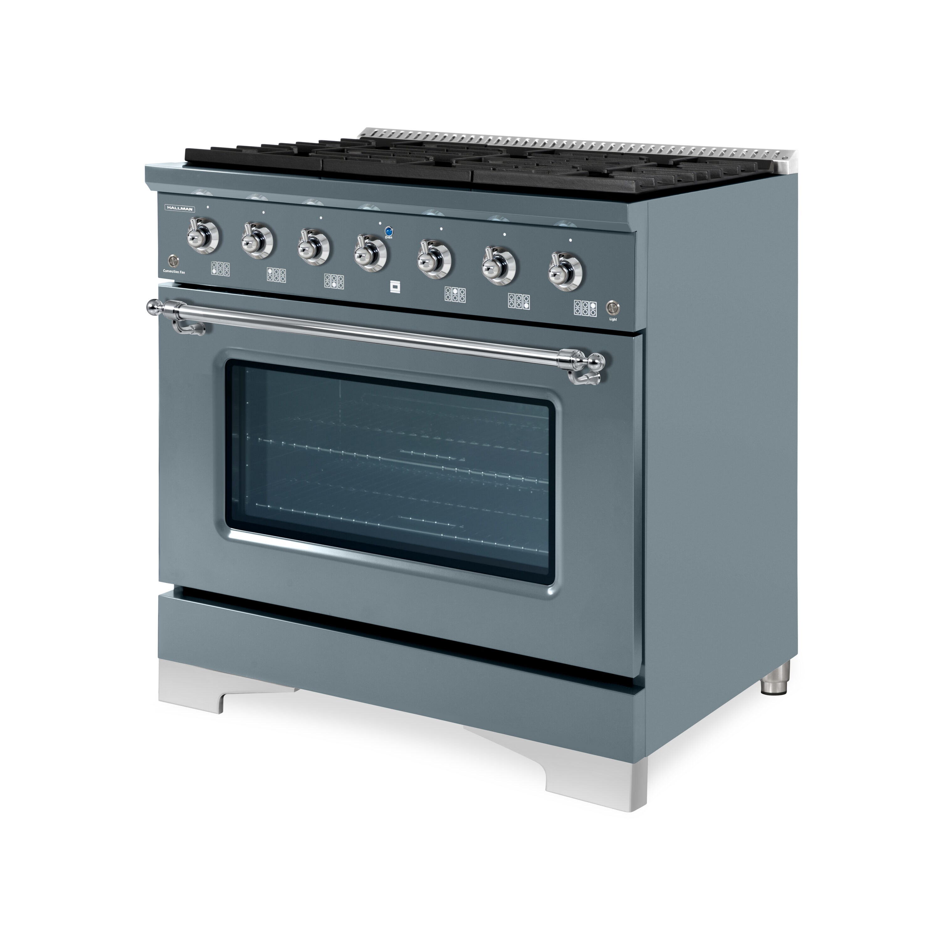 Hallman HCLRDF36CMGR Dual-Fuel-Ranges - View #2