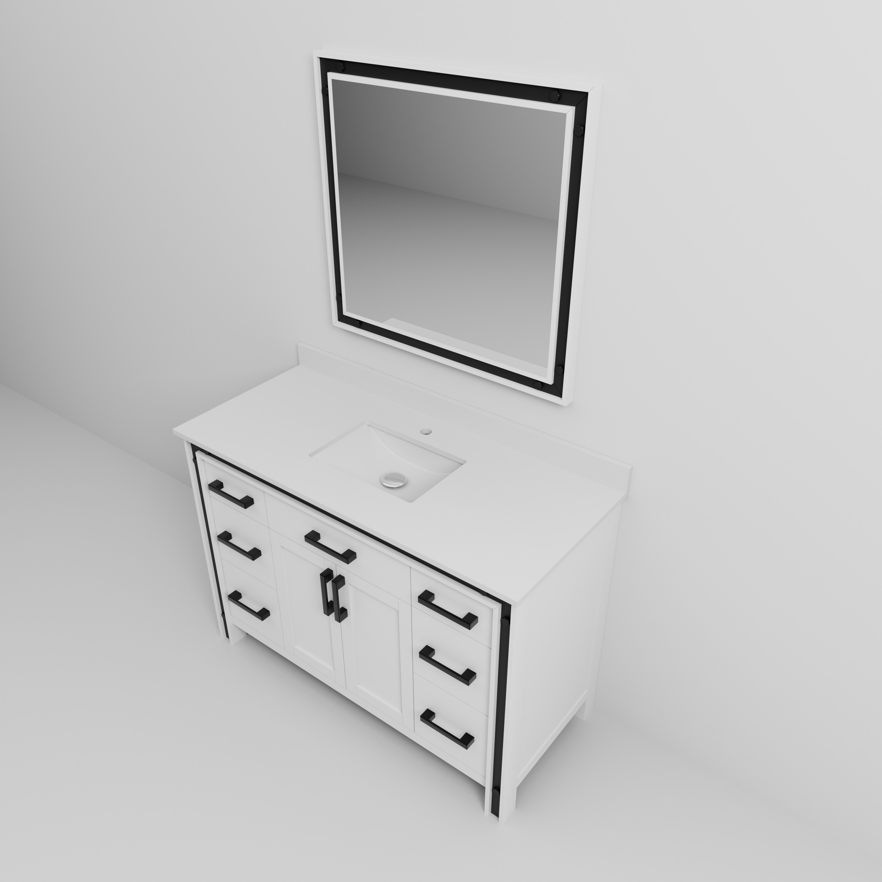 Lexora LZV352248SAJSM34 Bath-Vanity-Combo - View #10