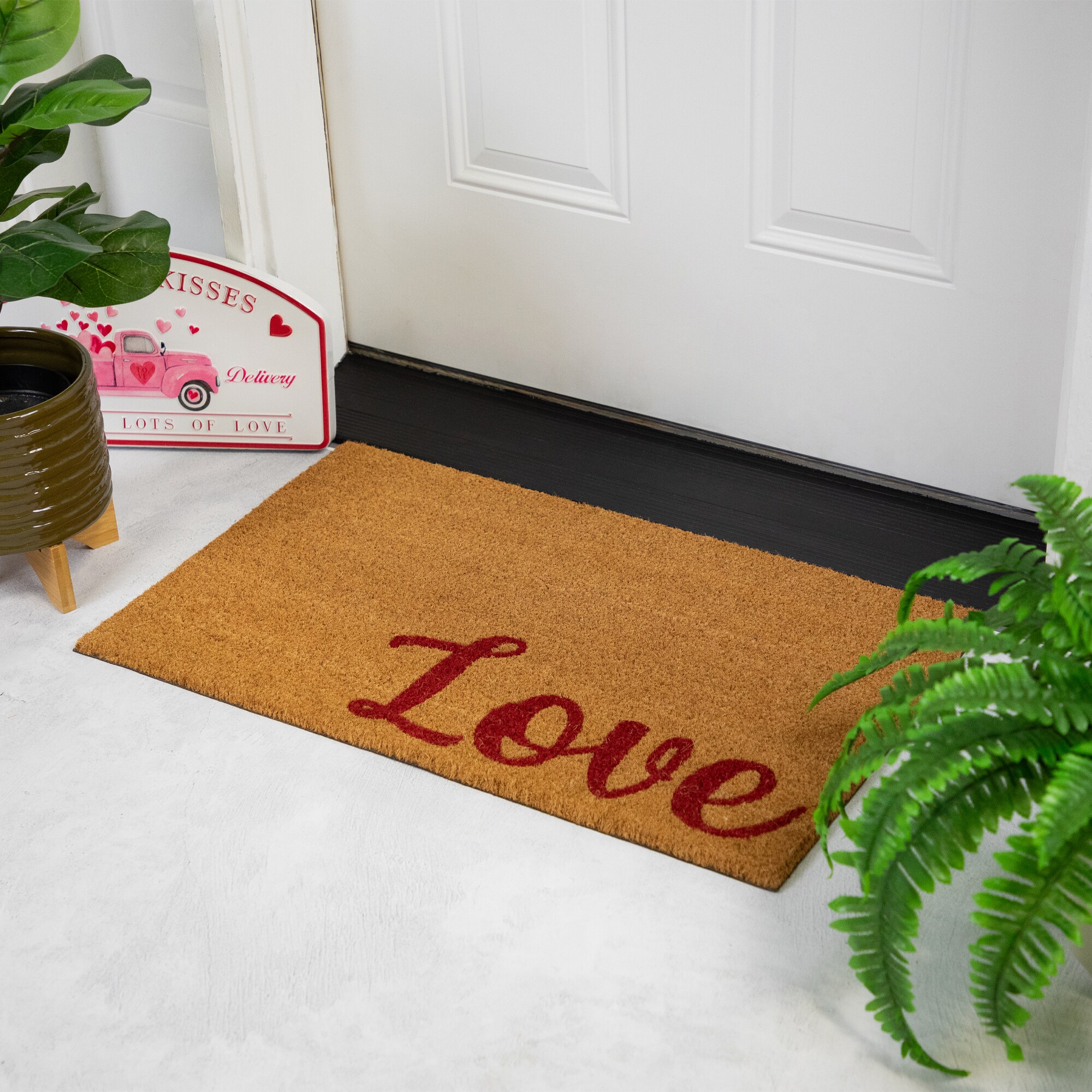 Valentine's Day Rug Non-Slip Living Room Underlay Carpet Indoor Floor Doormats