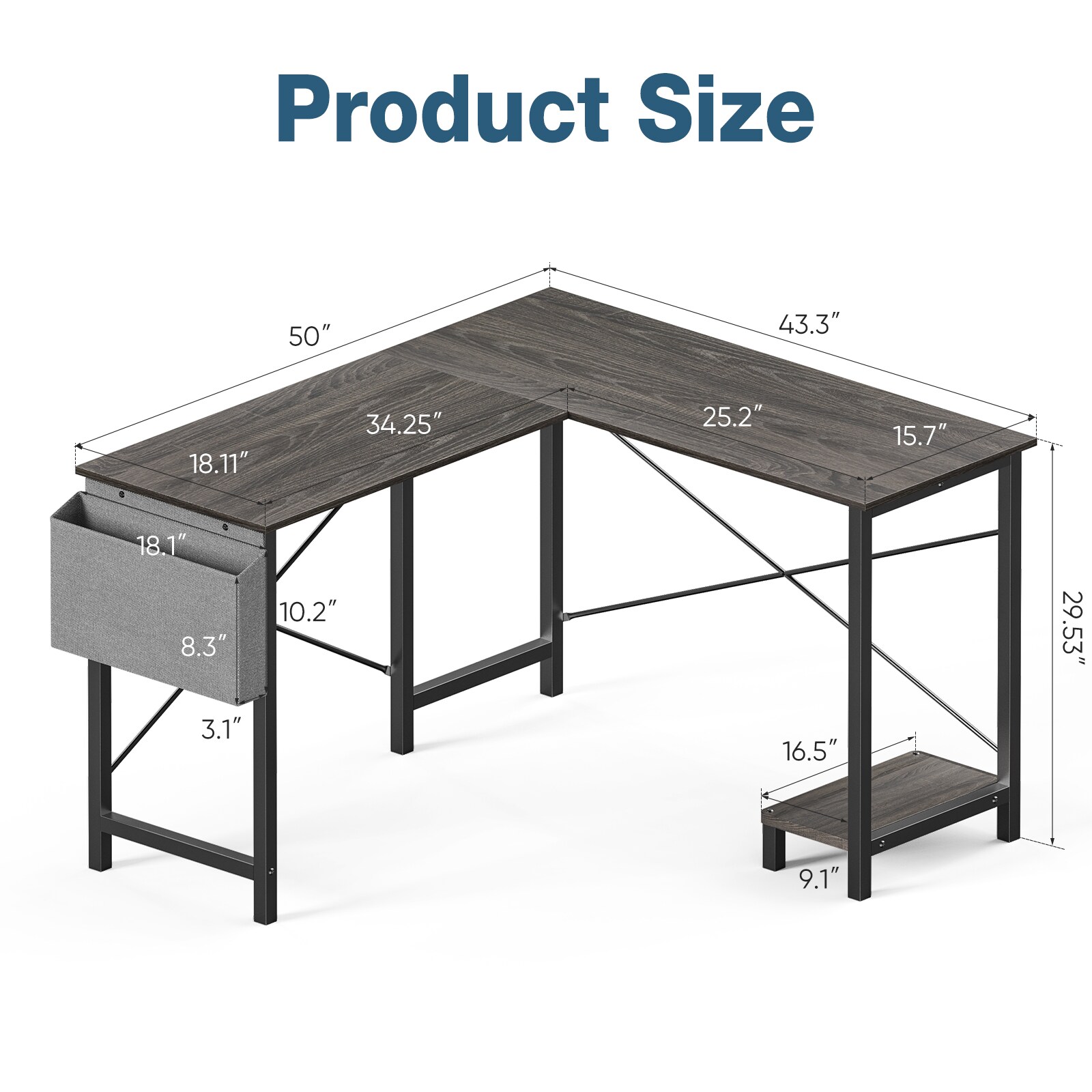 Wooakway FXLS0604-512Z103 Office-Tables - View #5