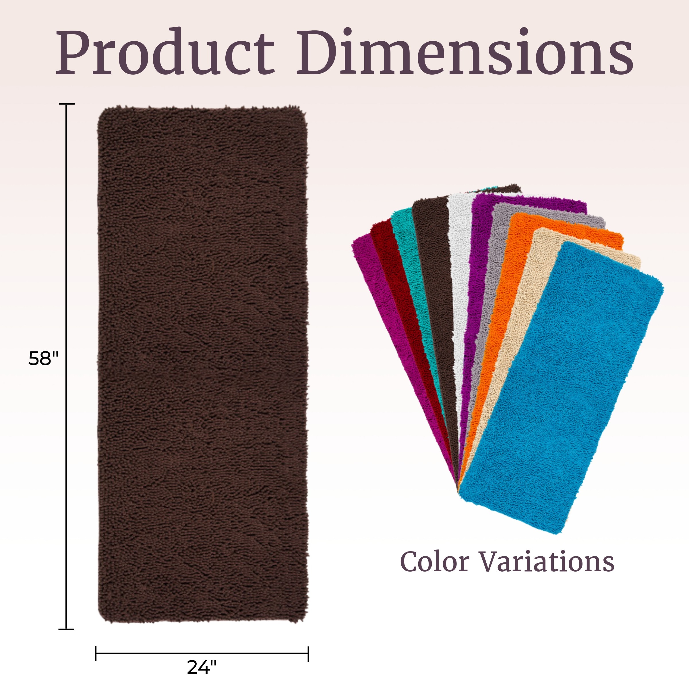 Hastings Home 671544TTB Bath-Rugs - View #2