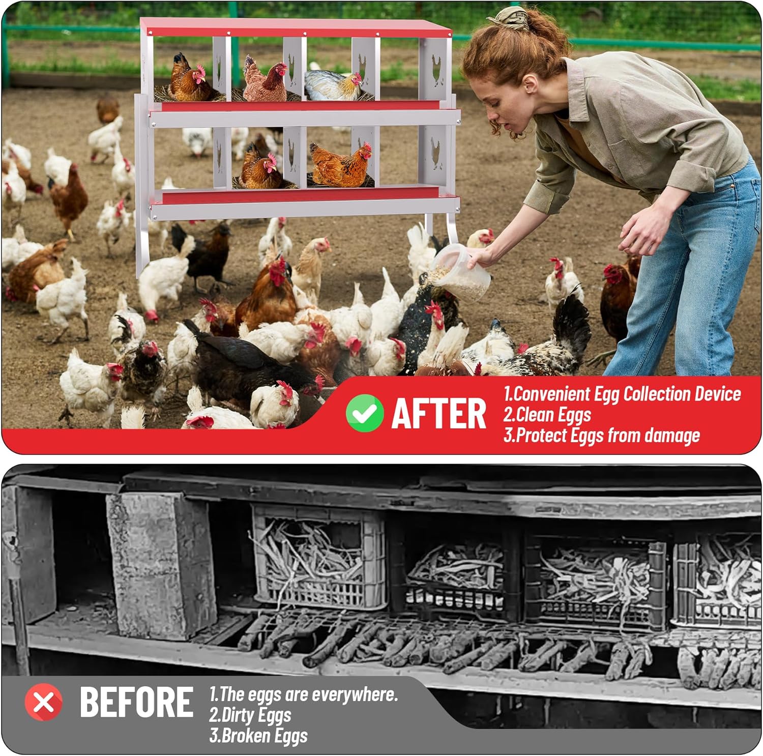 Qeetex GGL-PHO-348S9AJ6 Chicken-Coops-Rabbit-Hutches - View #4