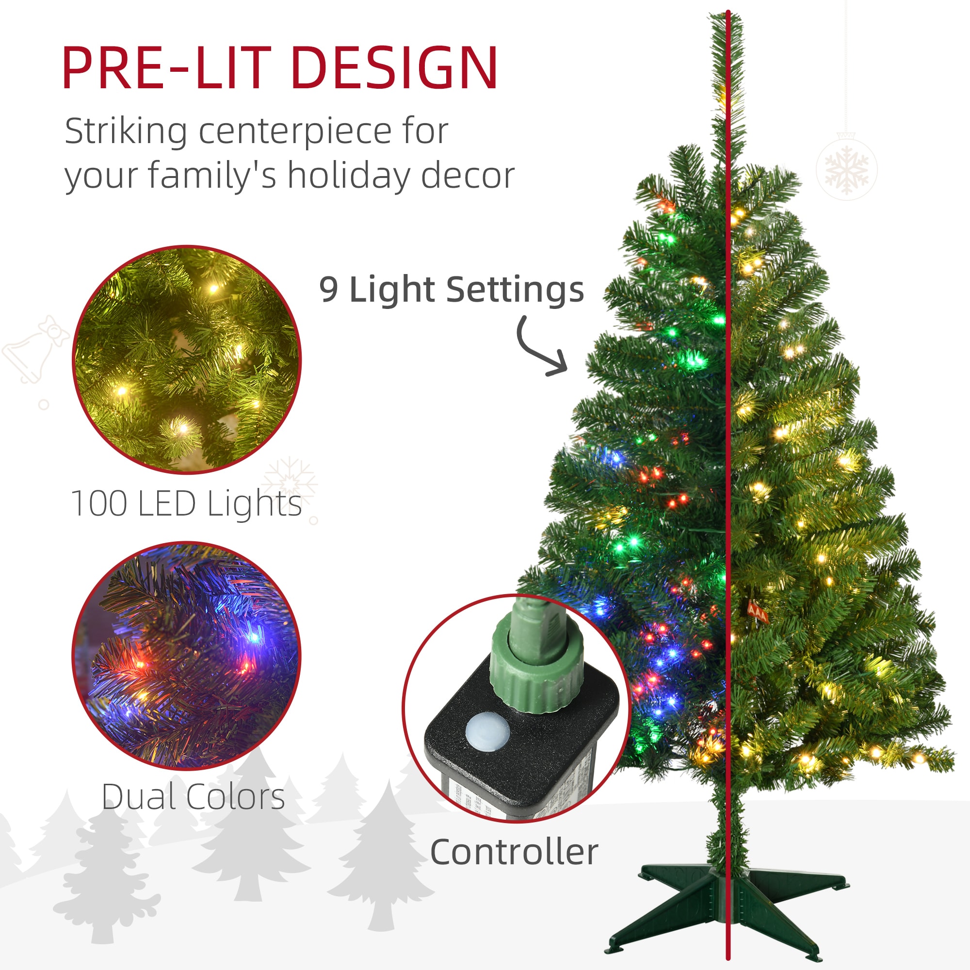 AAZJ NBC-CM70567 Artificial-Christmas-Trees - View #3