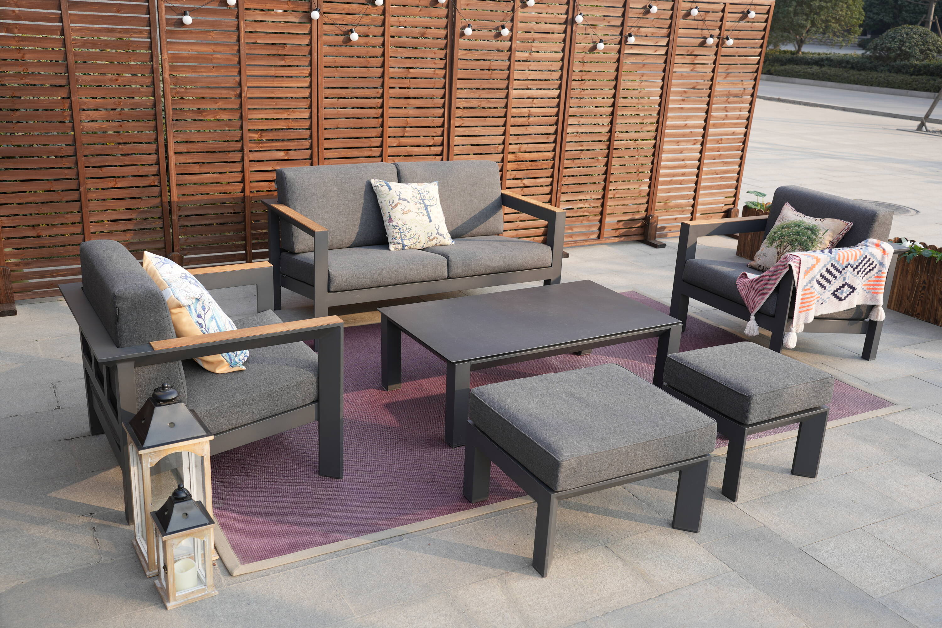 Direct Wicker DWS-2326LS2SCTA&27F Patio-Conversation-Sets - View #2