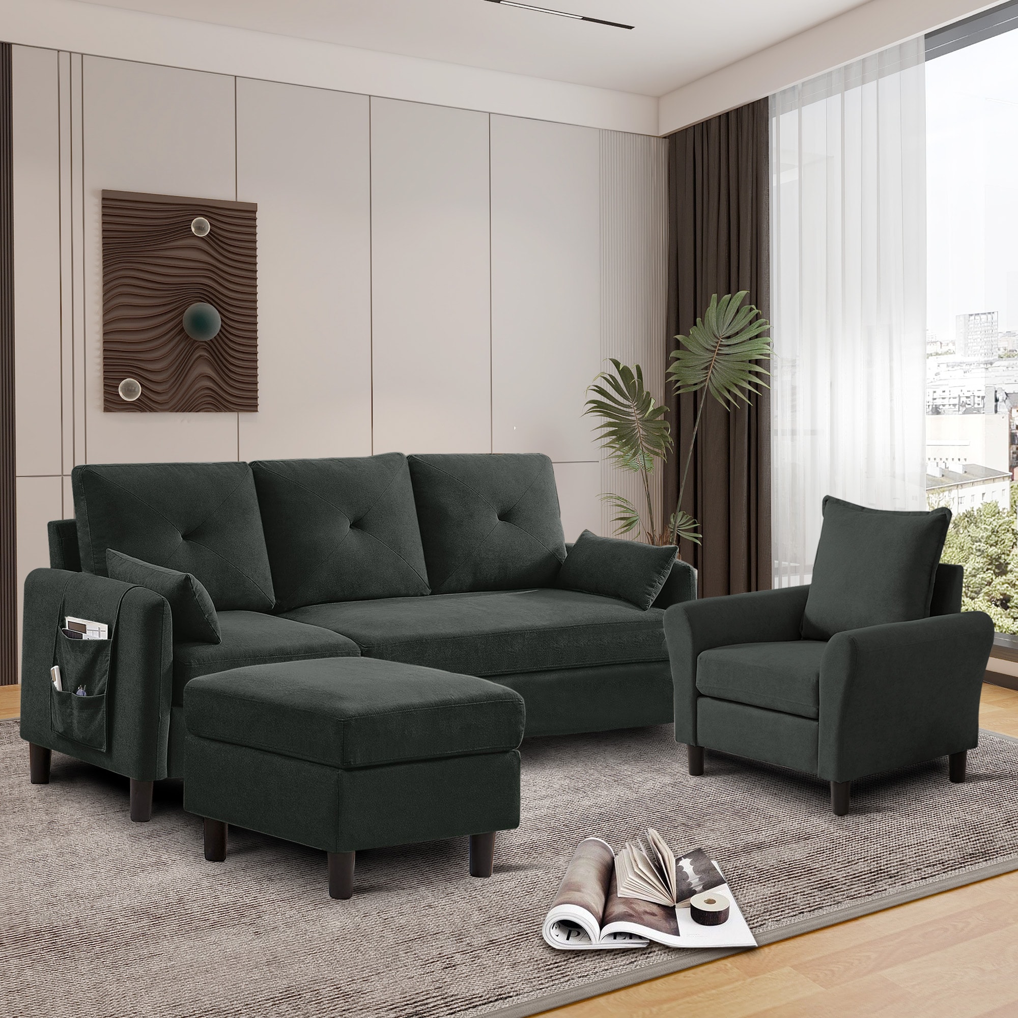 Jarenie YMX0223BK Living-Room-Sets - View #2