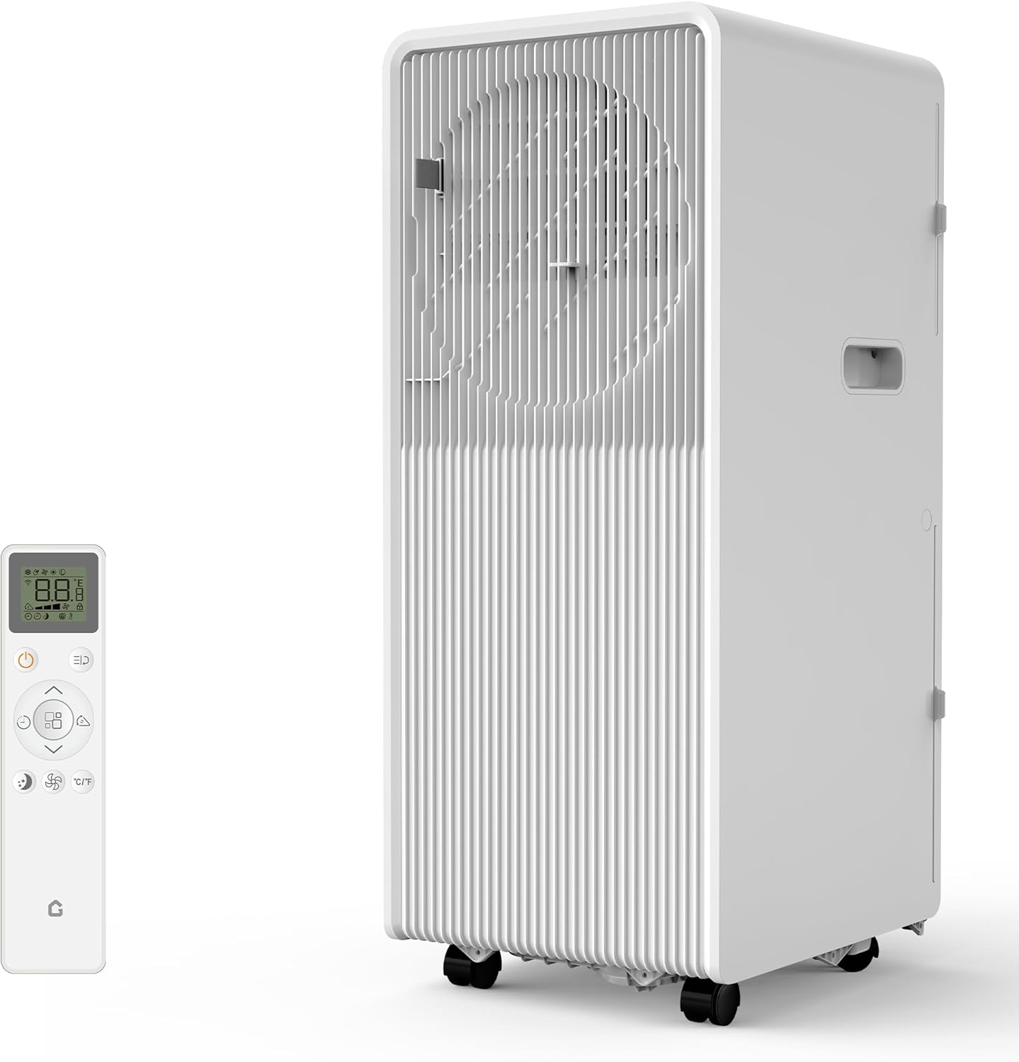 Qeetex BBJ-PHK333NTTF4 Powerful 8000 BTU Portable Air Conditioner with Remote Control and 40 Pints Dehumidifier
