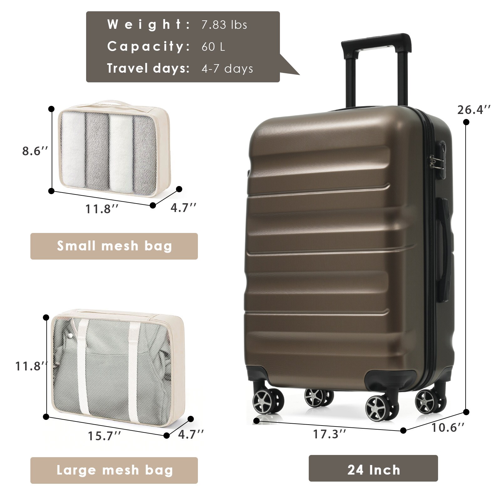ModernLuxe L3P-N730P323461G Luggage-And-Luggage-Sets - View #2