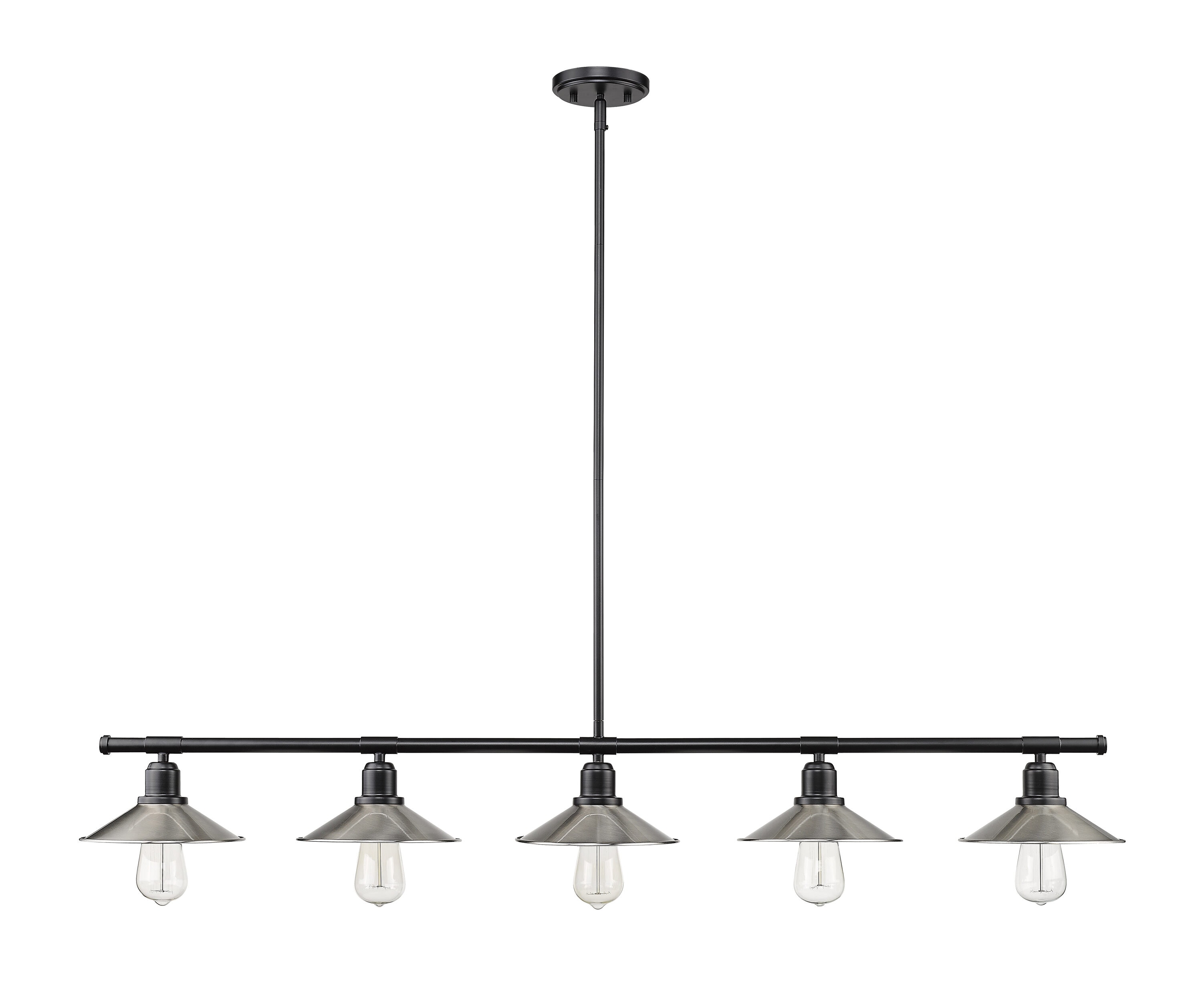 Z-Lite 613-5L-MB+BN Pool-Table-Lighting - View #4