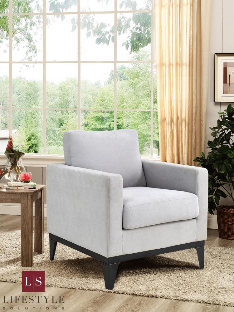 light grey accent chairs