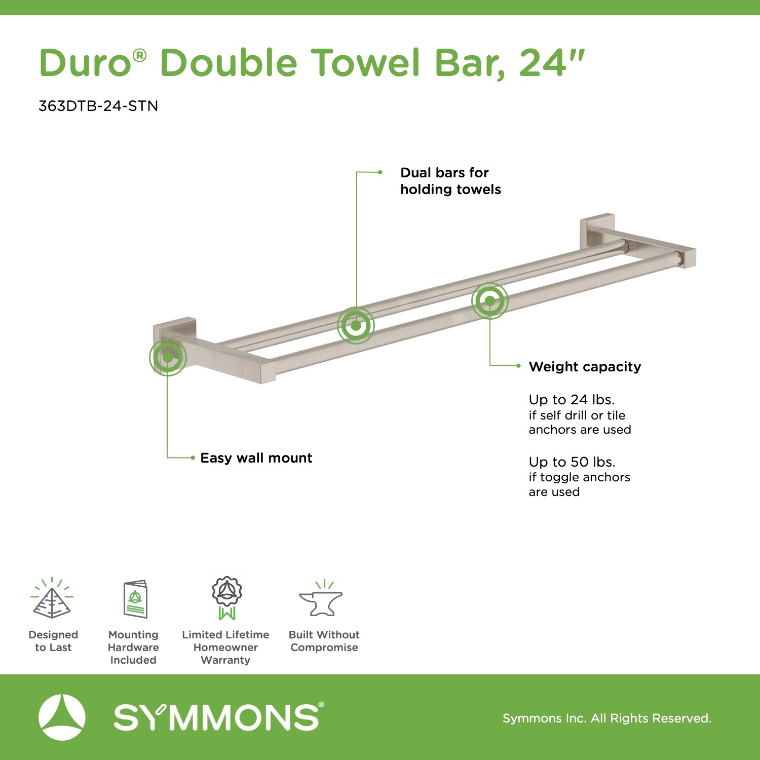 Symmons 363DTB-24-STN d060350 - View #5